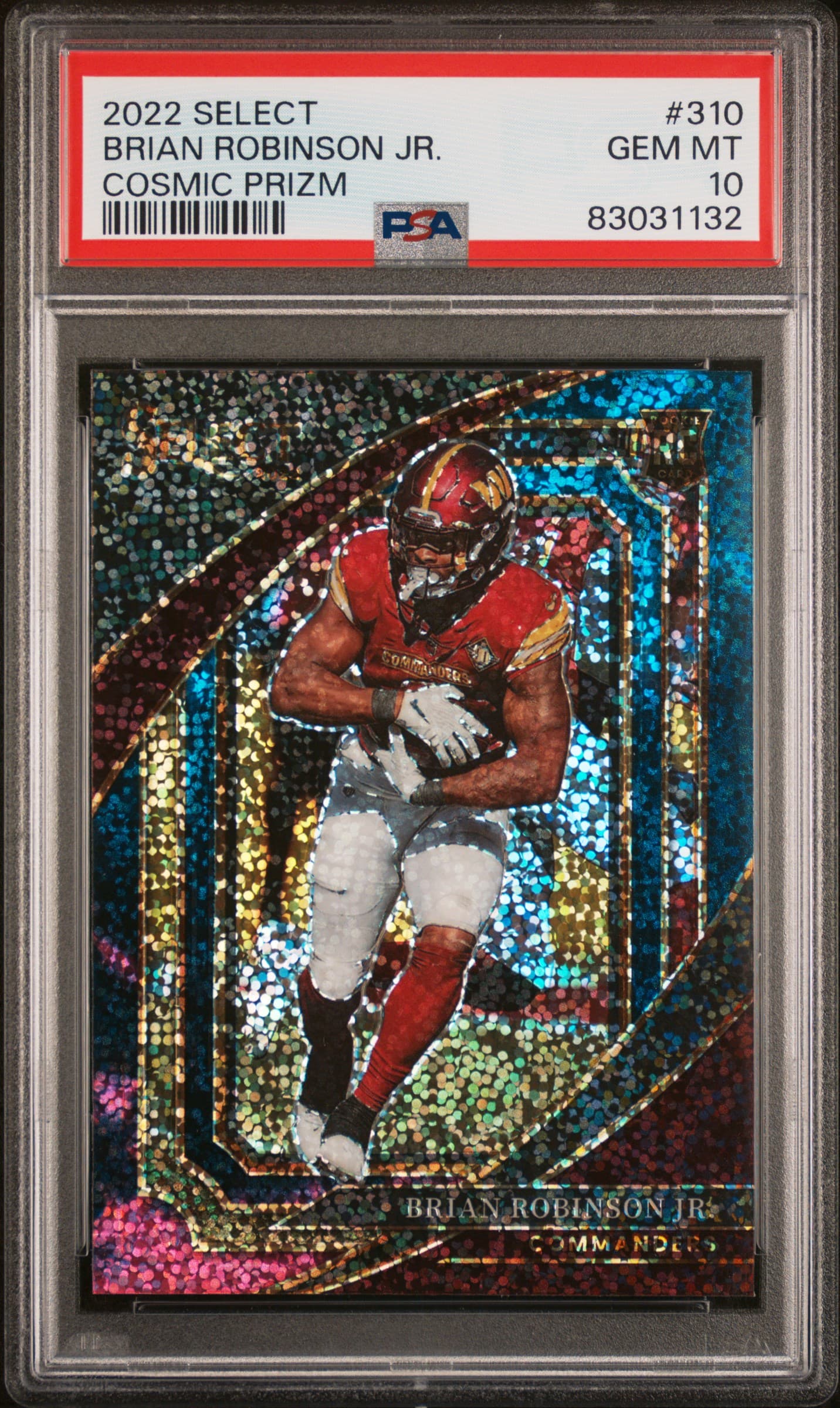 2022 PANINI SELECT BRIAN ROBINSON JR. #310 COSMIC PRIZM GEM MT 10 83031132