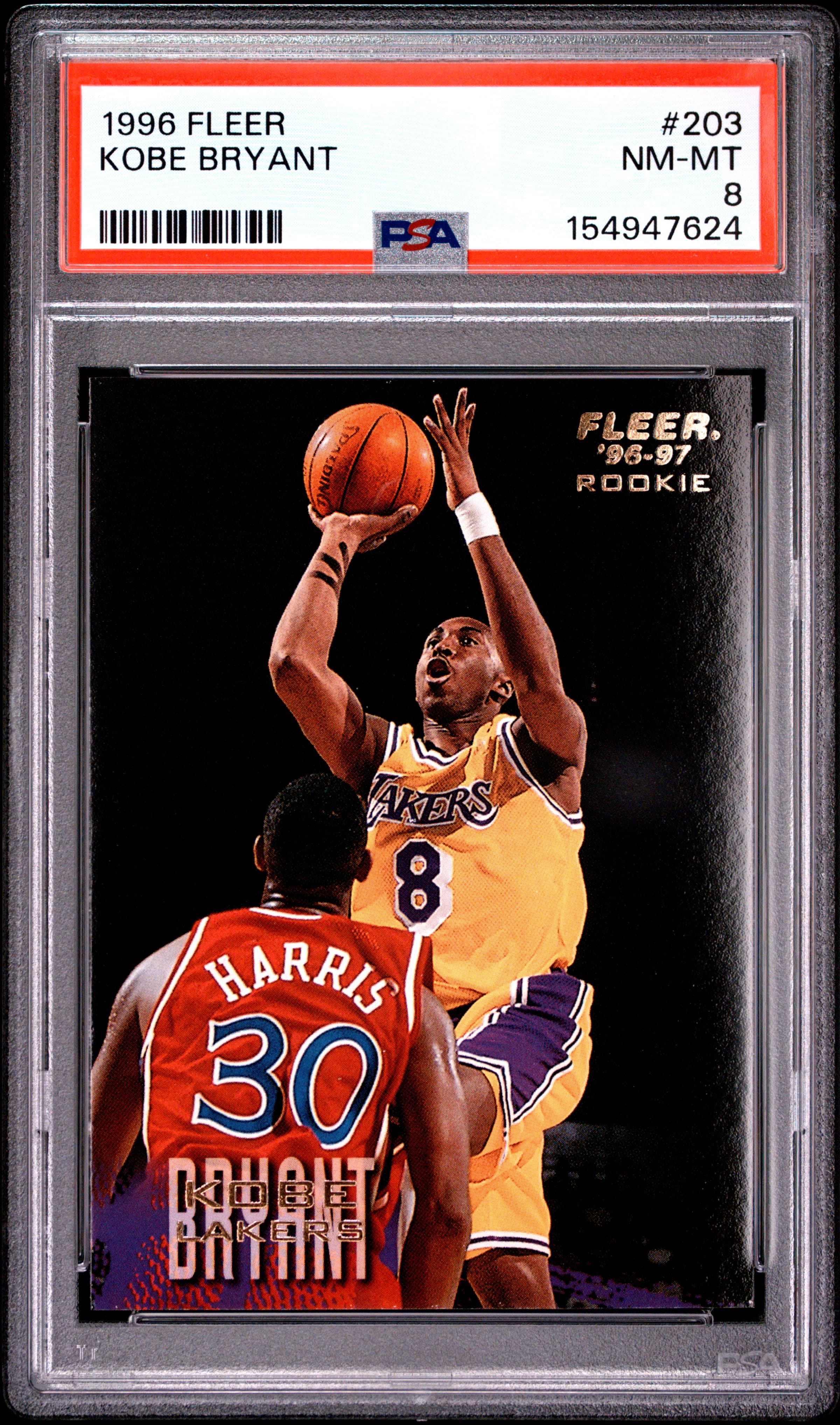 1996 FLEER KOBE BRYANT #203 NM-MT 8 154947624