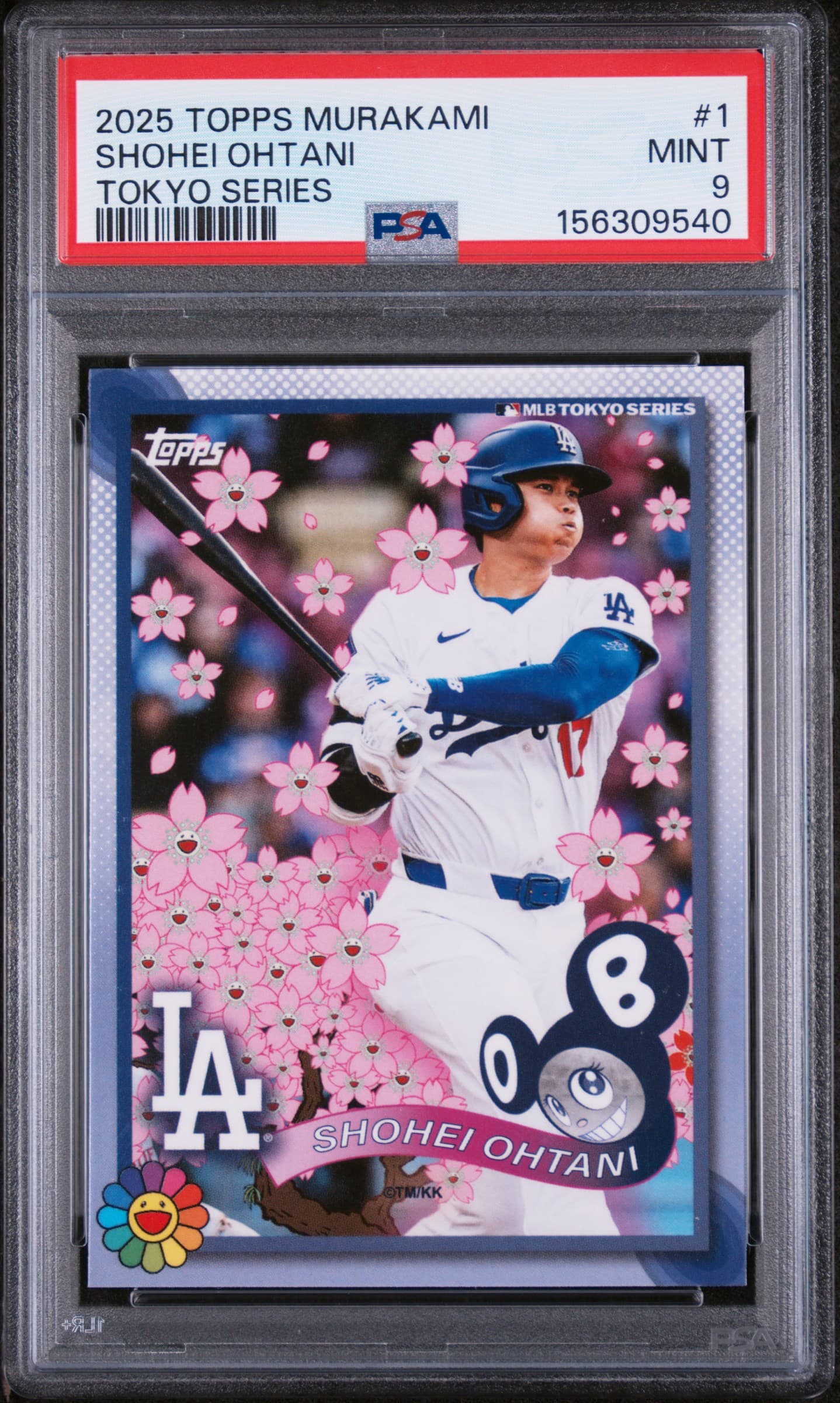 2025 TOPPS TAKASHI MURAKAMI + MLB WORLD TOUR TOKYO SERIES SHOHEI OHTANI #1 MINT 9 156309540