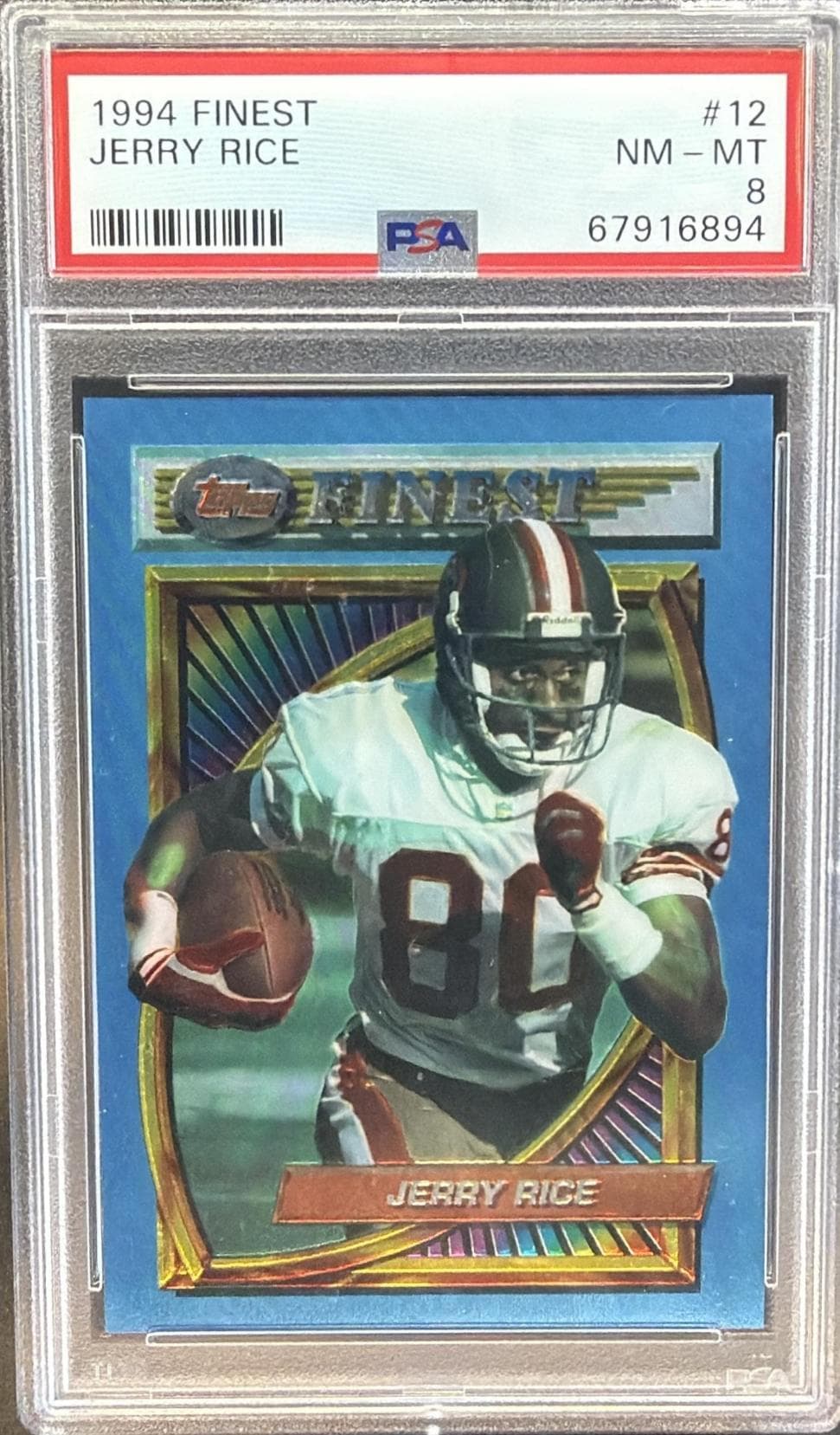 1994 FINEST JERRY RICE #12 NM-MT 8 67916894