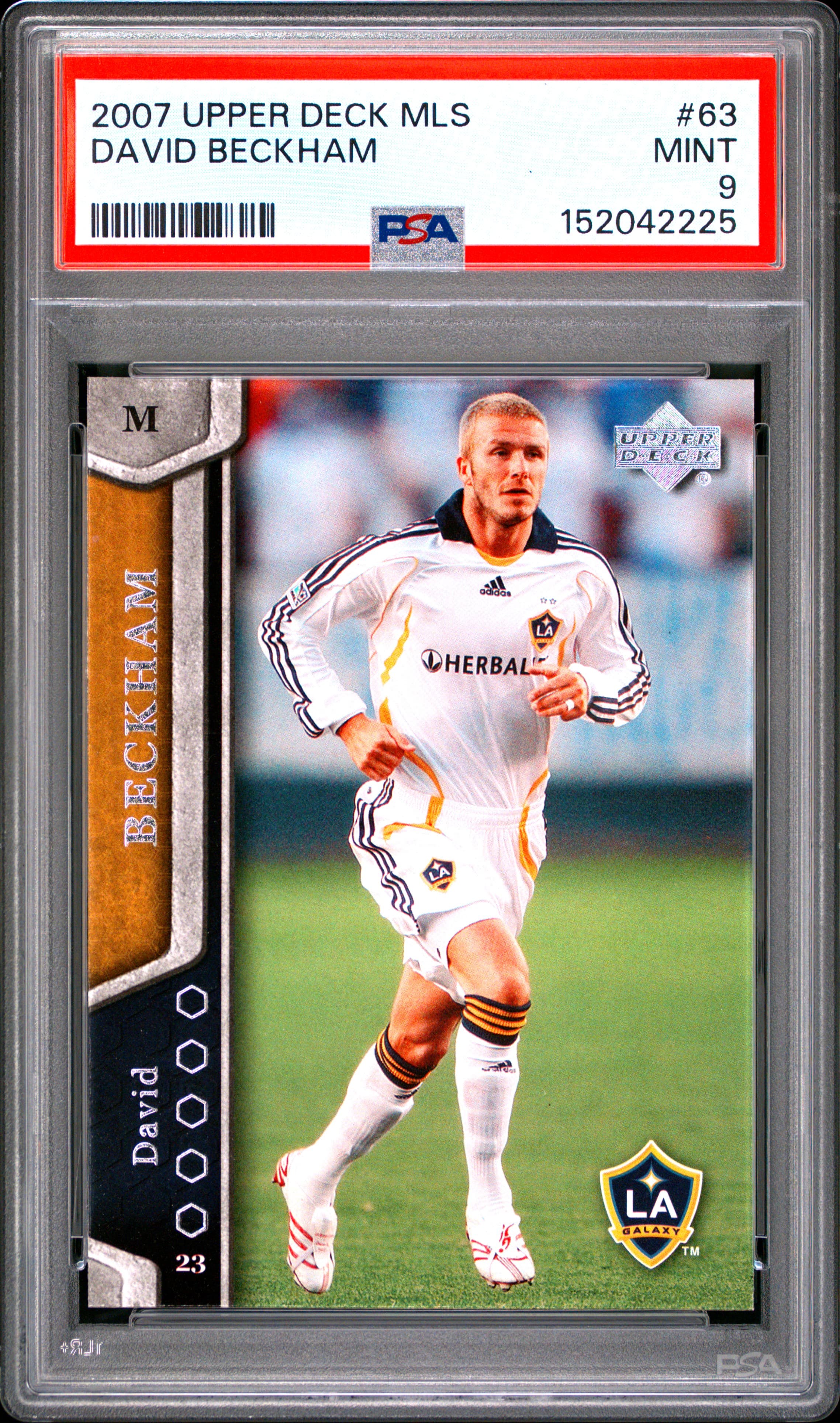 2007 UPPER DECK MLS DAVID BECKHAM #63 MINT 9 152042225