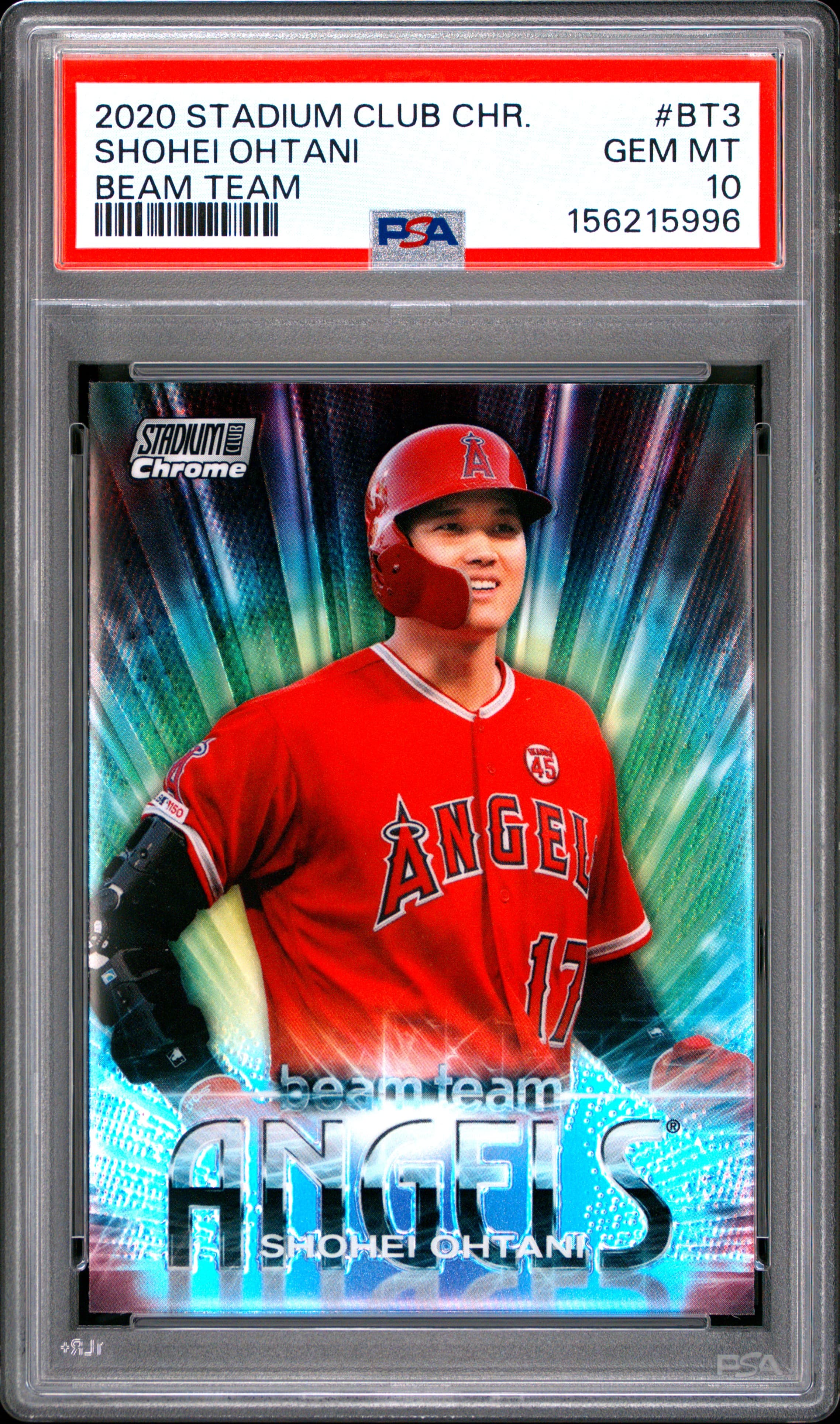 2020 STADIUM CLUB CHROME BEAM TEAM SHOHEI OHTANI #BT3 BEAM TEAM GEM MT 10 156215996