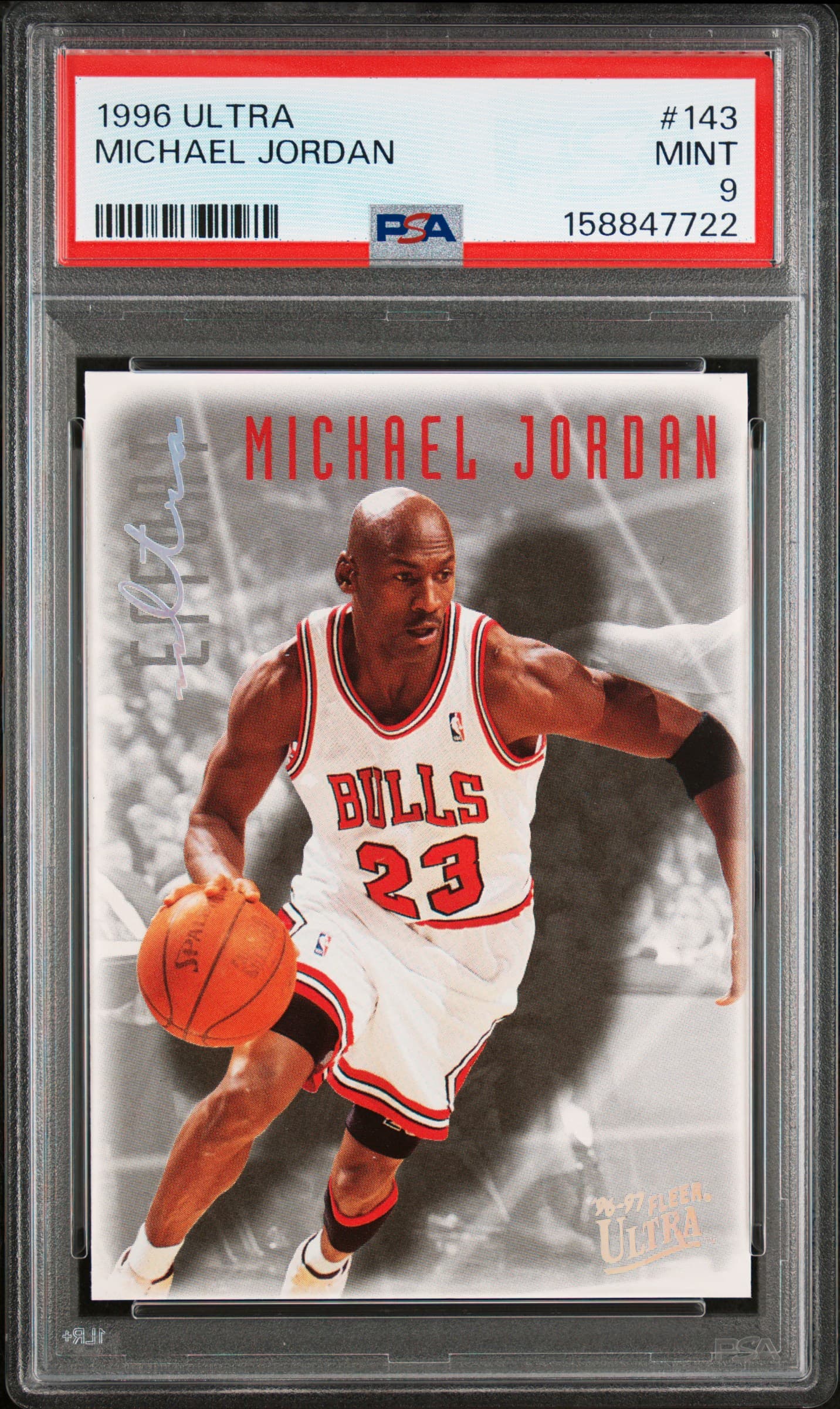1996 ULTRA MICHAEL JORDAN #143 MINT 9 158847722