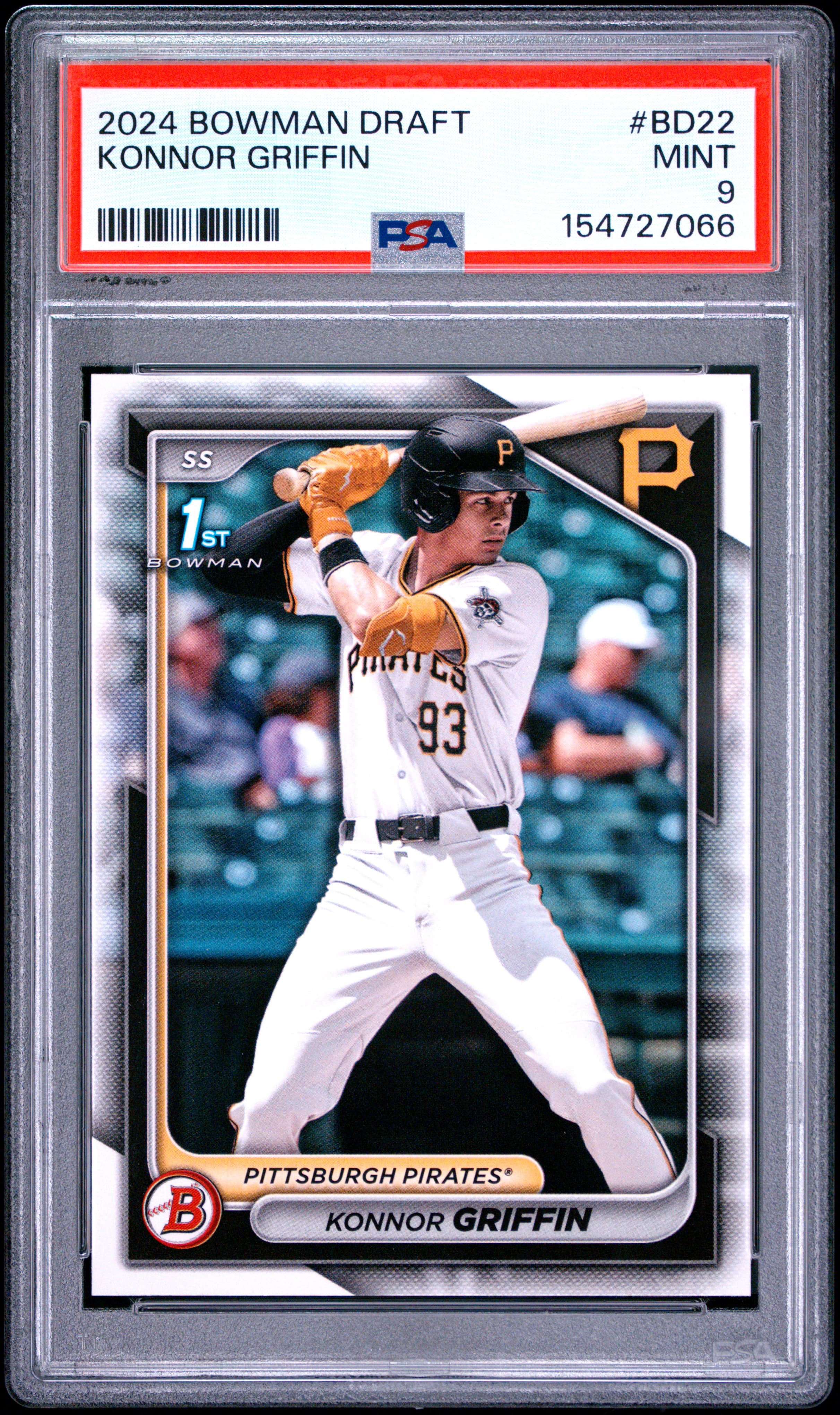 2024 BOWMAN DRAFT KONNOR GRIFFIN #BD22 MINT 9 154727066