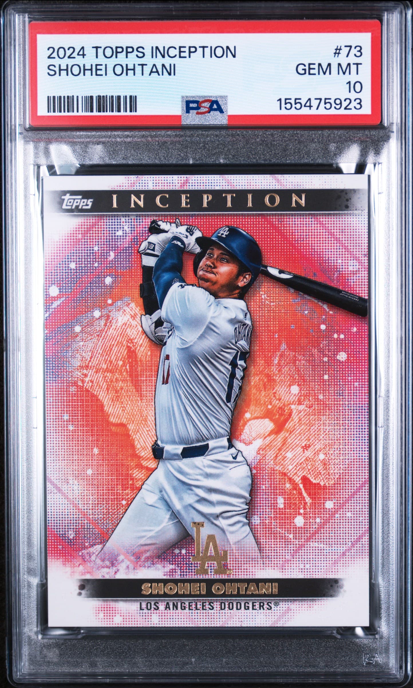 2024 TOPPS INCEPTION SHOHEI OHTANI #73 GEM MT 10 155475923