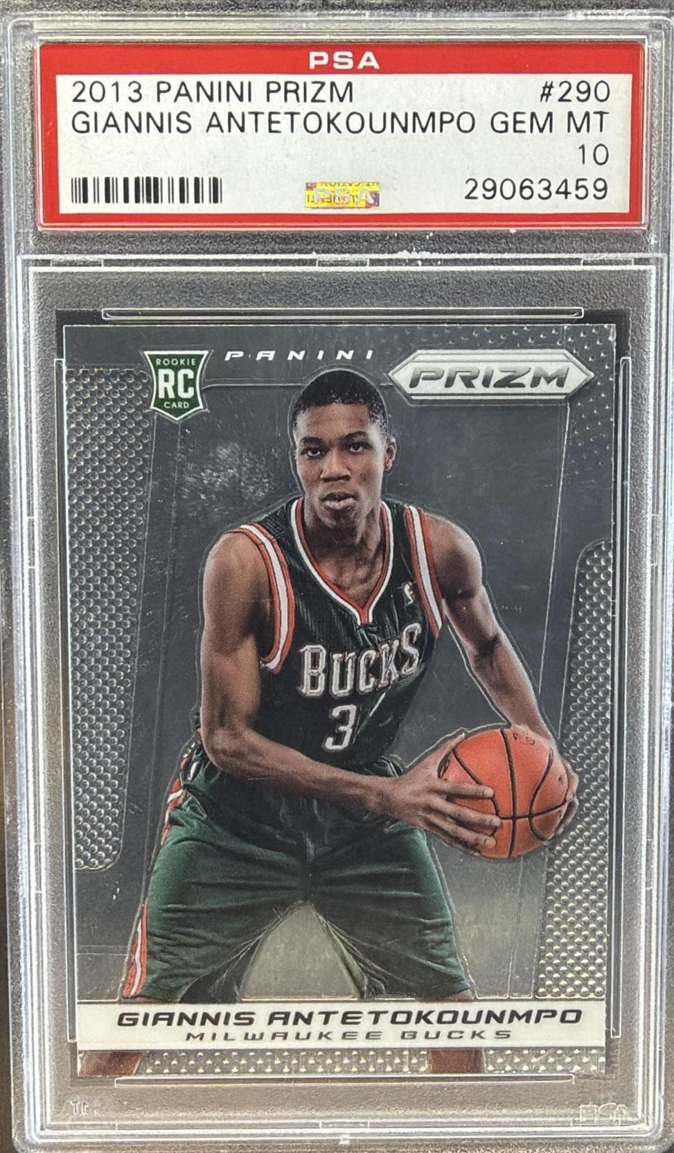 2013 PANINI PRIZM G.ANTETOKOUNMPO #290 GEM MT 10 29063459