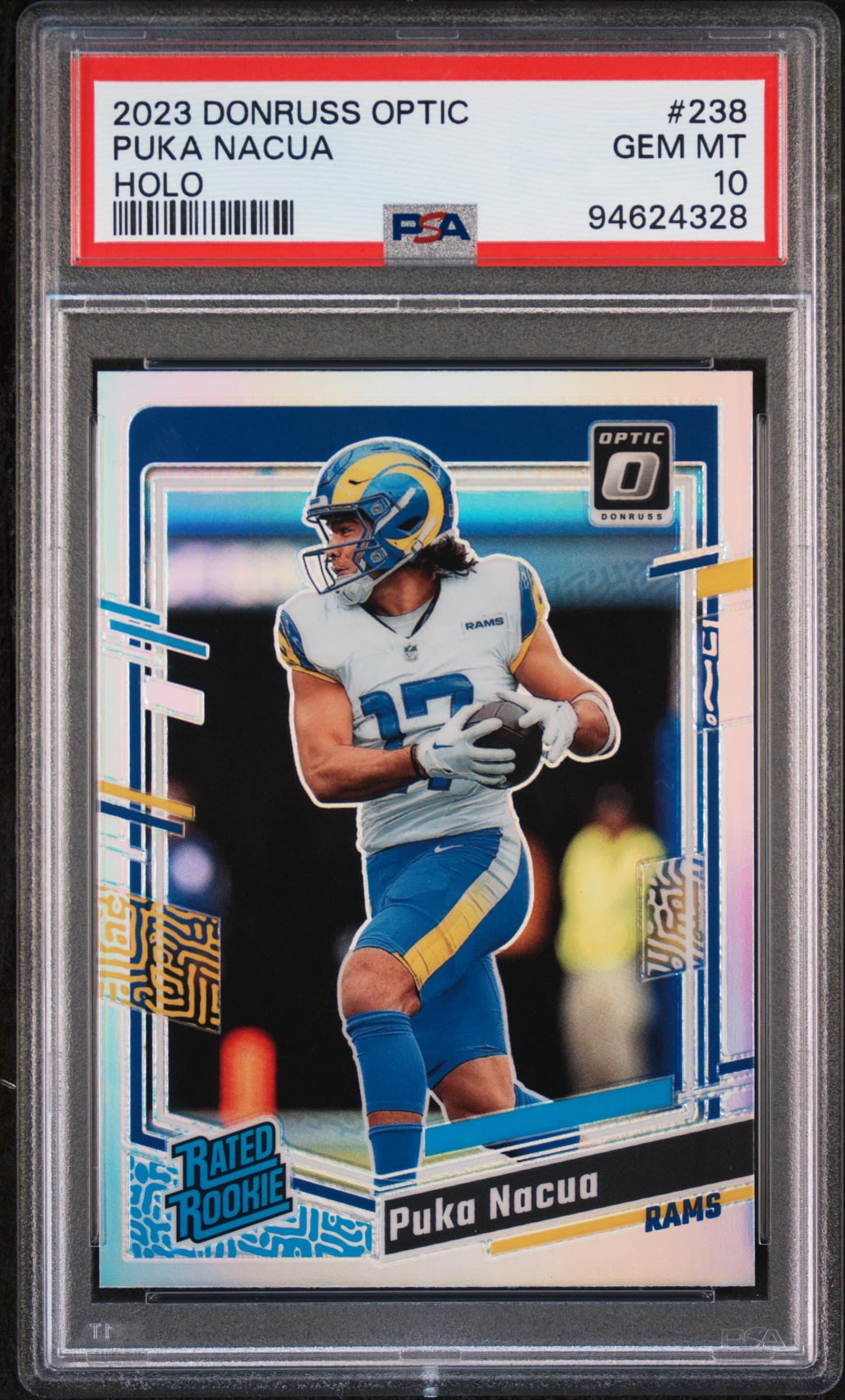 2023 PANINI DONRUSS OPTIC PUKA NACUA #238 HOLO GEM MT 10 94624328