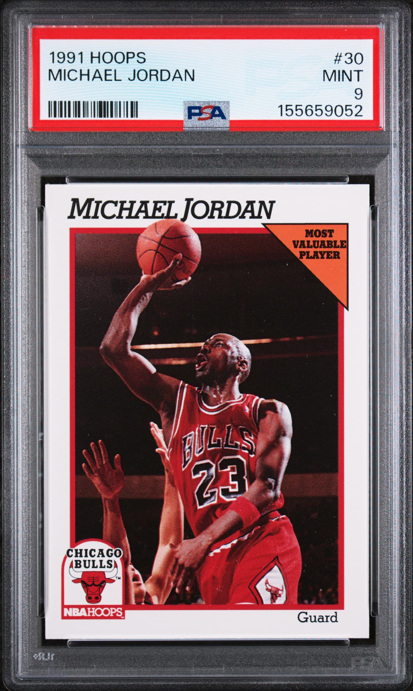 1991 HOOPS MICHAEL JORDAN #30 MINT 9 155659052