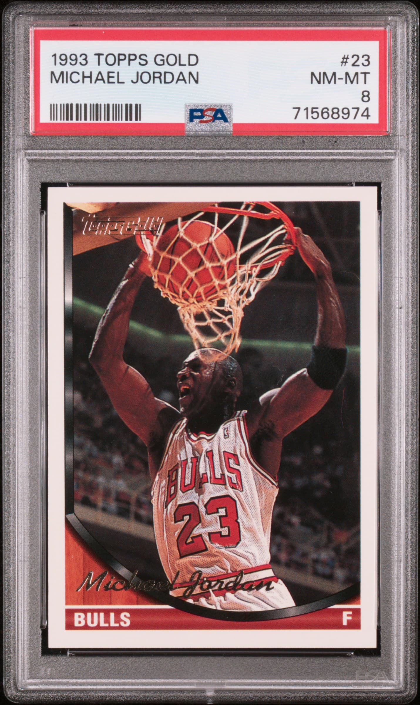 1993 TOPPS GOLD MICHAEL JORDAN #23 NM-MT 8 71568974