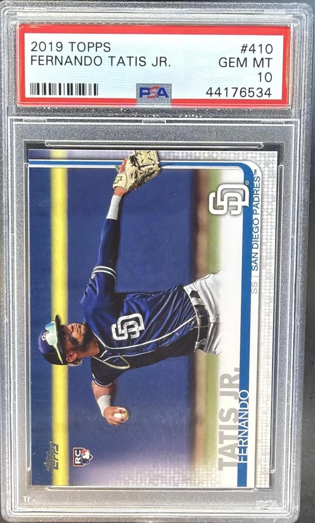2019 TOPPS FERNANDO TATIS JR. #410 GEM MT 10 44176534