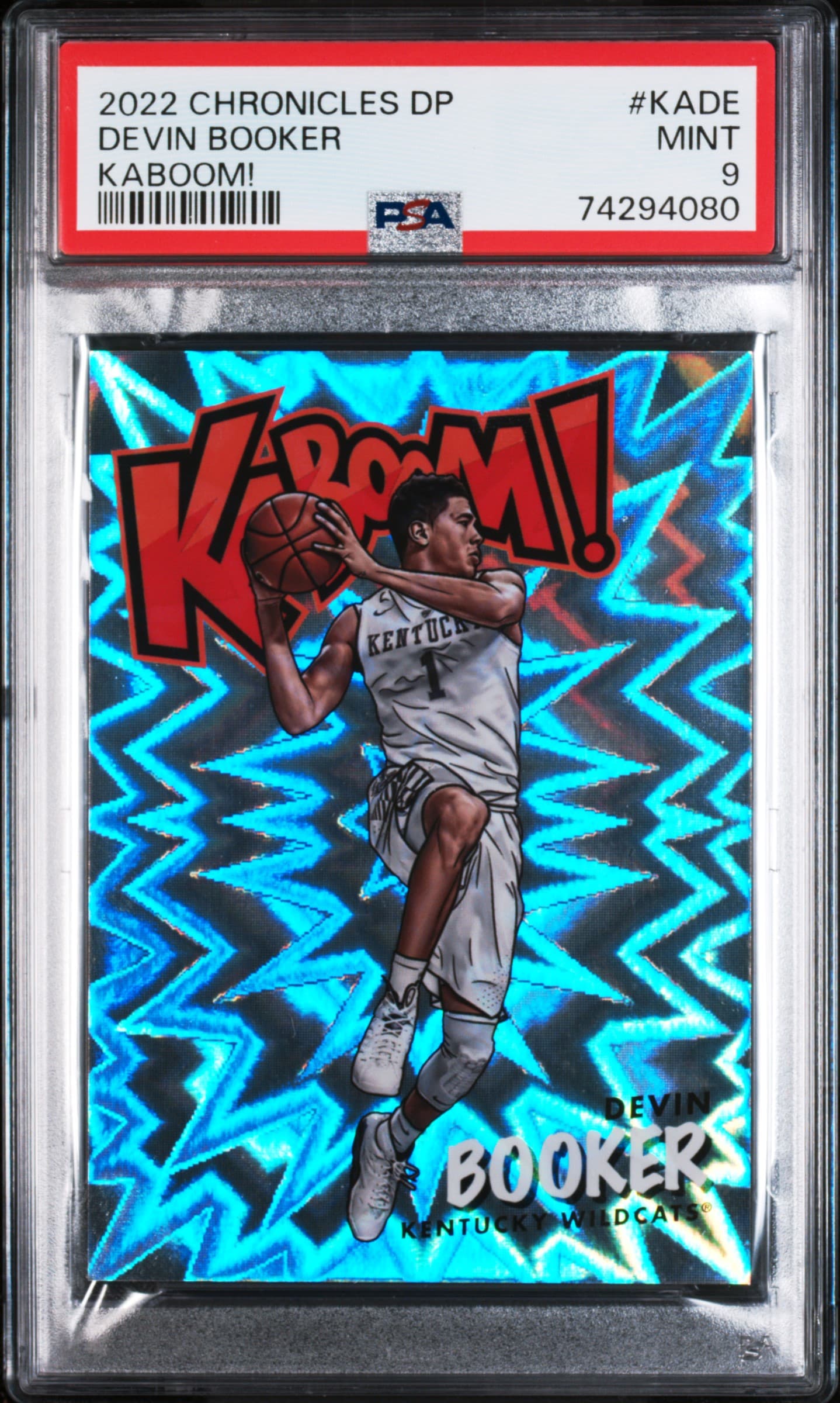 2022 PANINI CHRONICLES DRAFT PICKS KABOOM! DEVIN BOOKER #KADE KABOOM! MINT 9 74294080