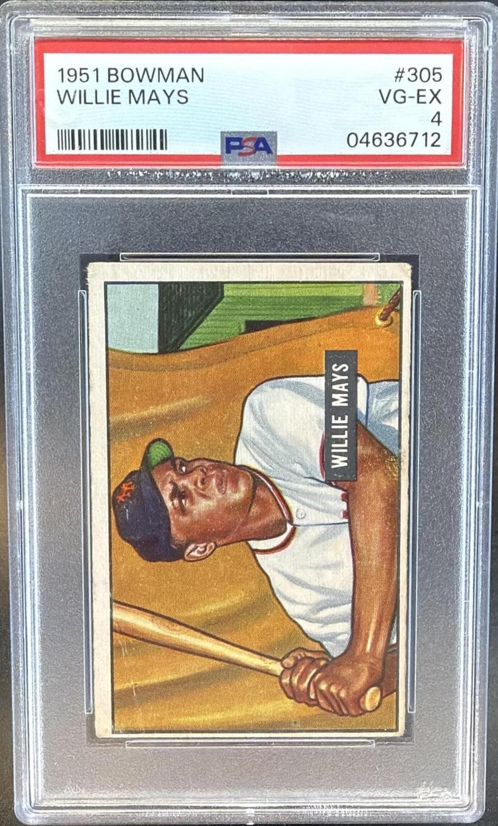 1951 BOWMAN WILLIE MAYS #305 VG-EX 4 04636712