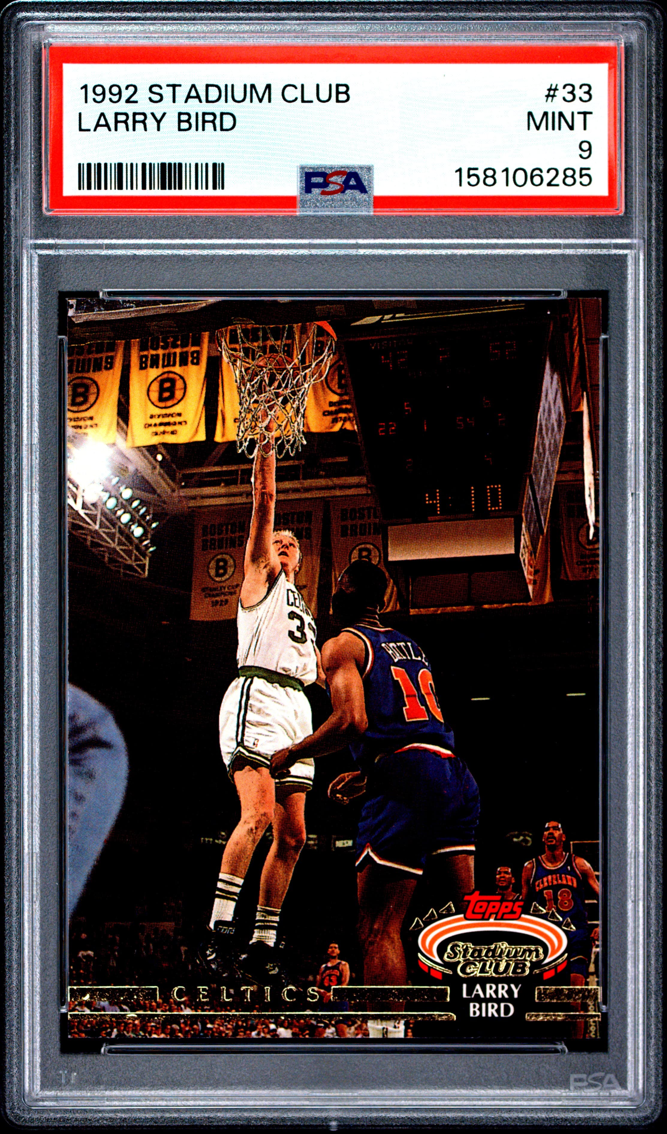 1992 STADIUM CLUB LARRY BIRD #33 MINT 9 158106285
