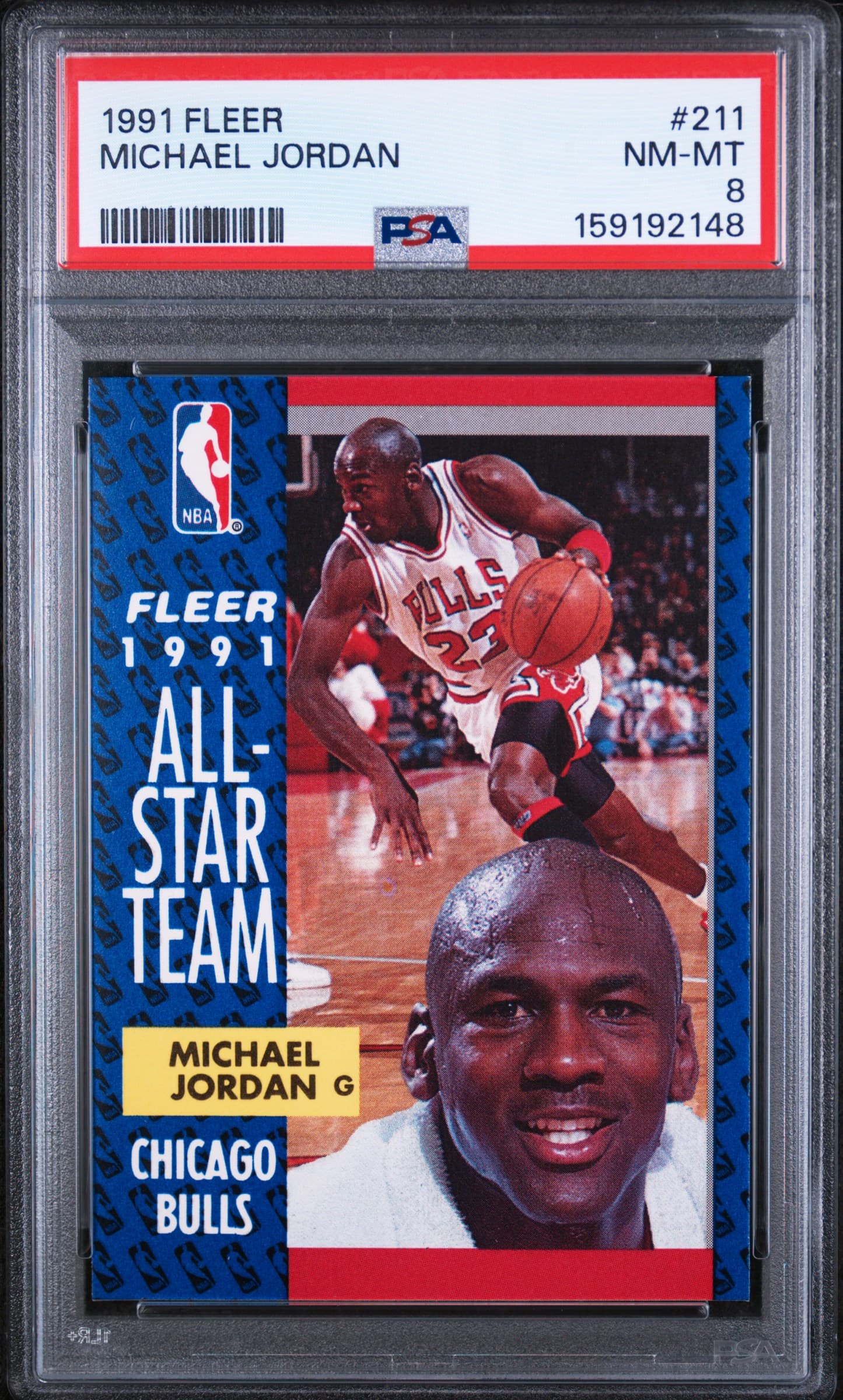 1991 FLEER MICHAEL JORDAN #211 NM-MT 8 159192148