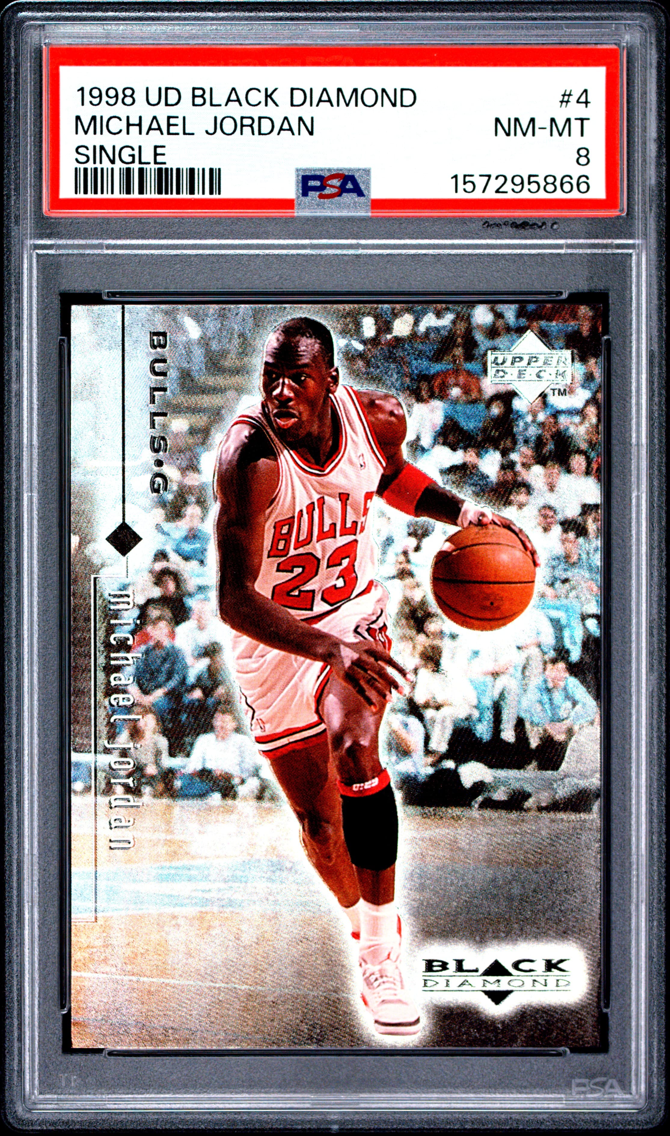 1998 UPPER DECK BLACK DIAMOND MICHAEL JORDAN #4 SINGLE NM-MT 8 157295866