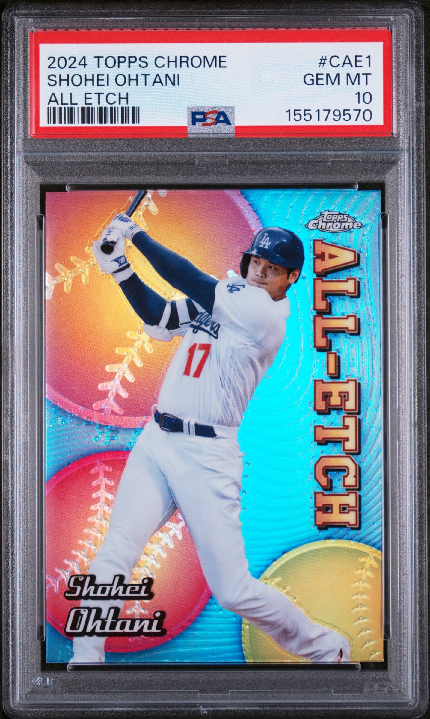 2024 TOPPS CHROME CHROME ALL ETCH SHOHEI OHTANI #CAE1 GEM MT 10 155179570