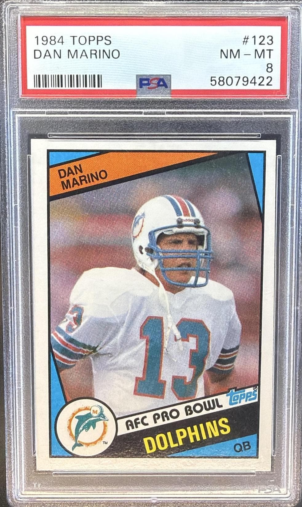 1984 TOPPS DAN MARINO #123 NM-MT 8 58079422
