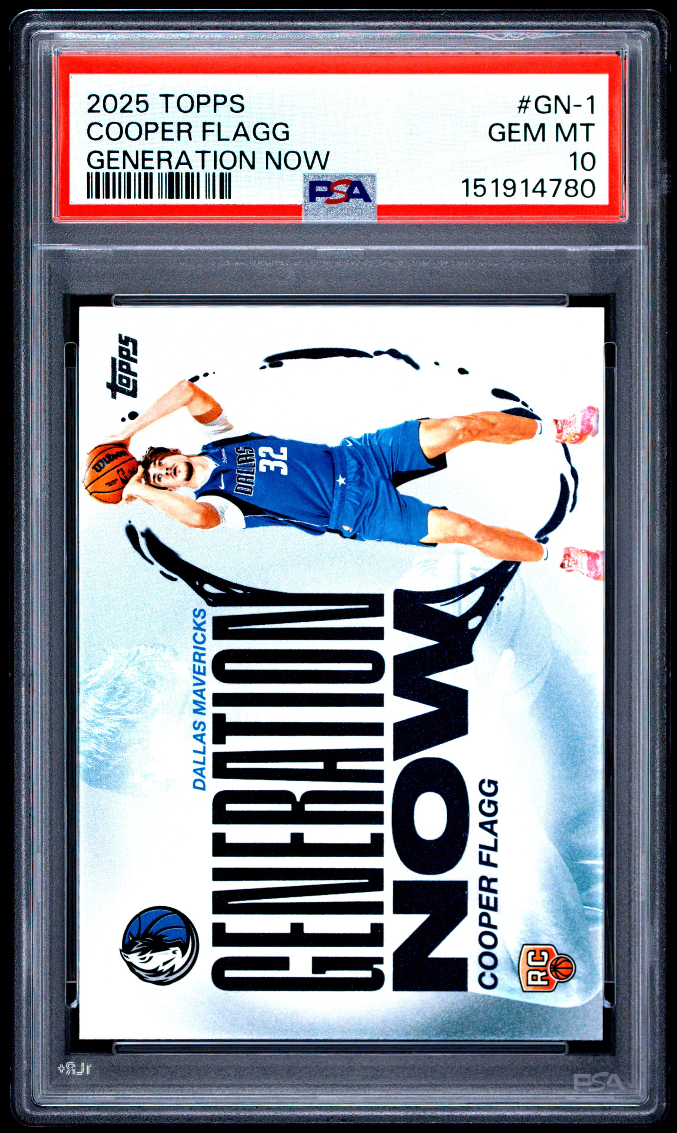 2025 TOPPS GENERATION NOW COOPER FLAGG #GN-1 GEM MT 10 151914780