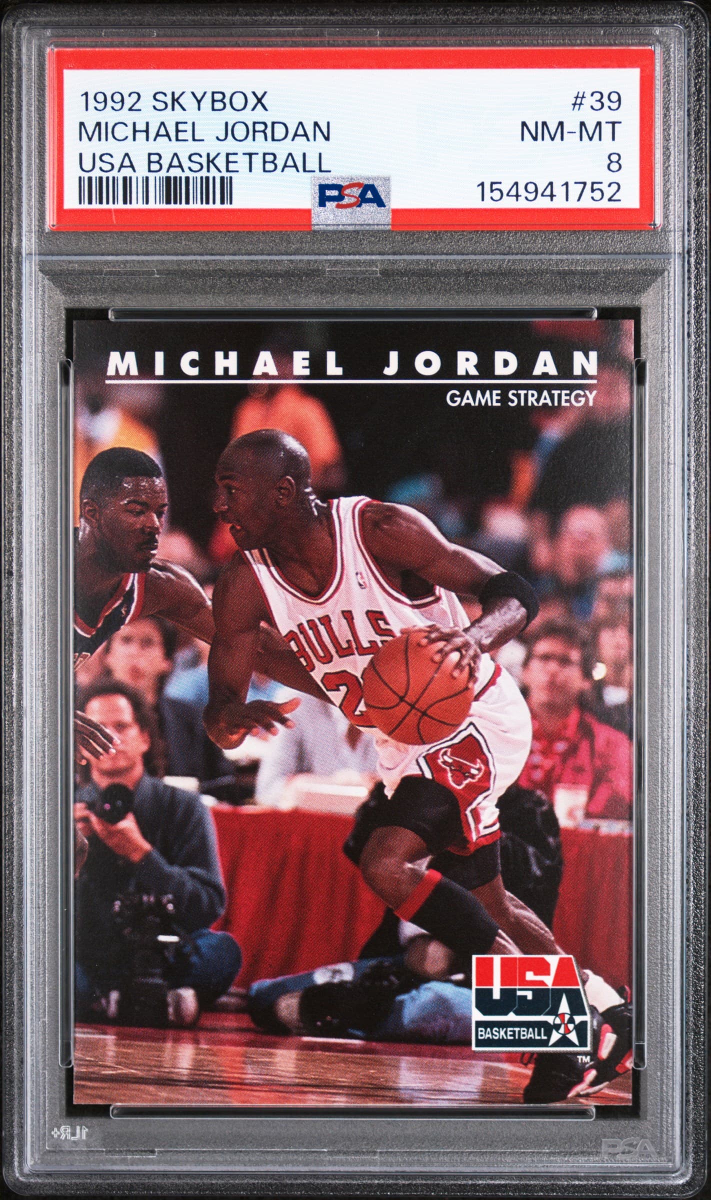 1992 SKYBOX USA BASKETBALL MICHAEL JORDAN #39 USA BASKETBALL NM-MT 8 154941752