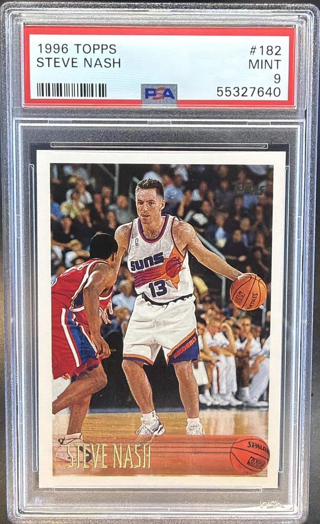 1996 TOPPS STEVE NASH #182 MINT 9 55327640