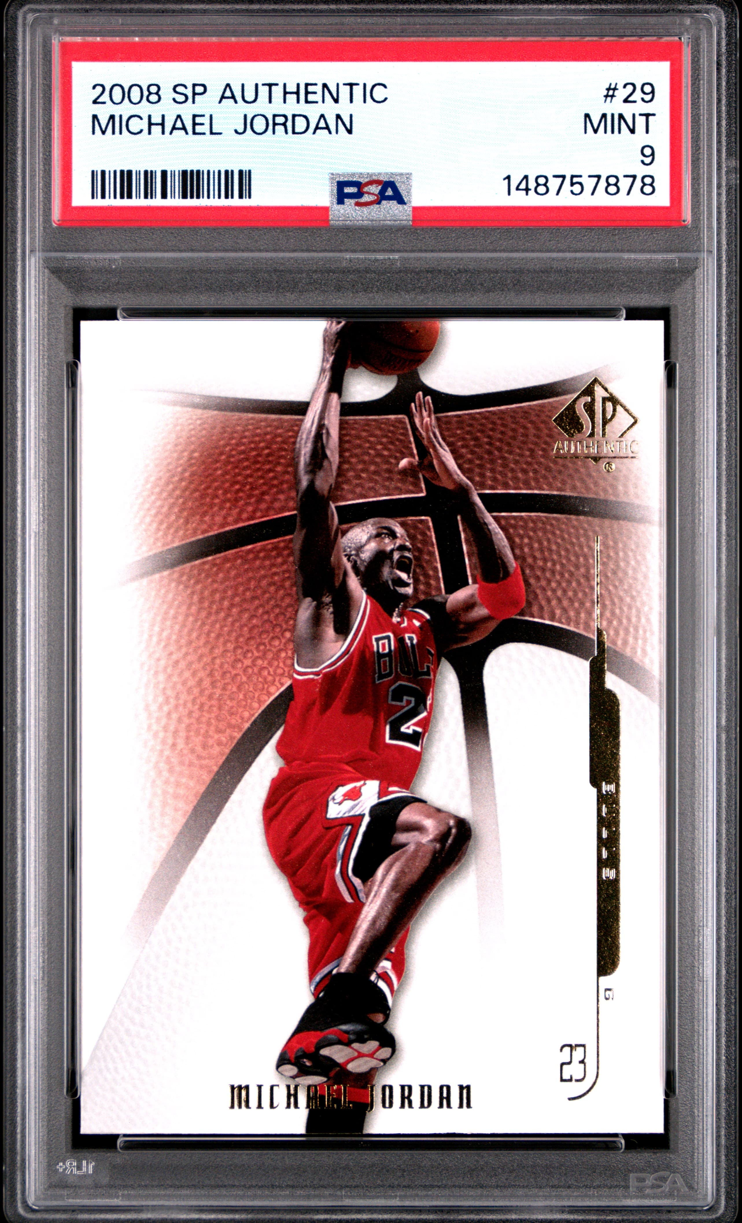 2008 SP AUTHENTIC MICHAEL JORDAN #29 MINT 9 148757878