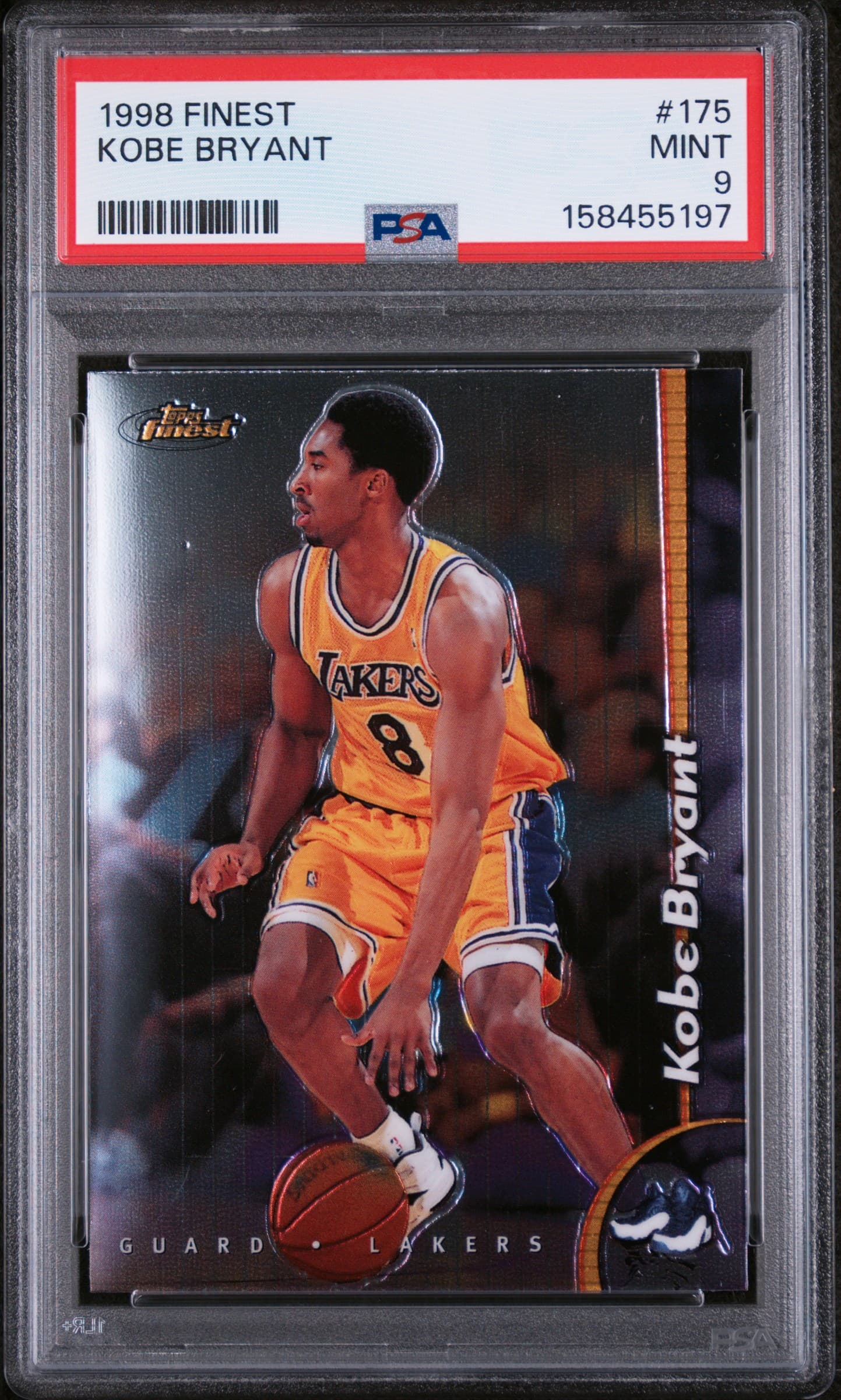 1998 FINEST KOBE BRYANT #175 MINT 9 158455197