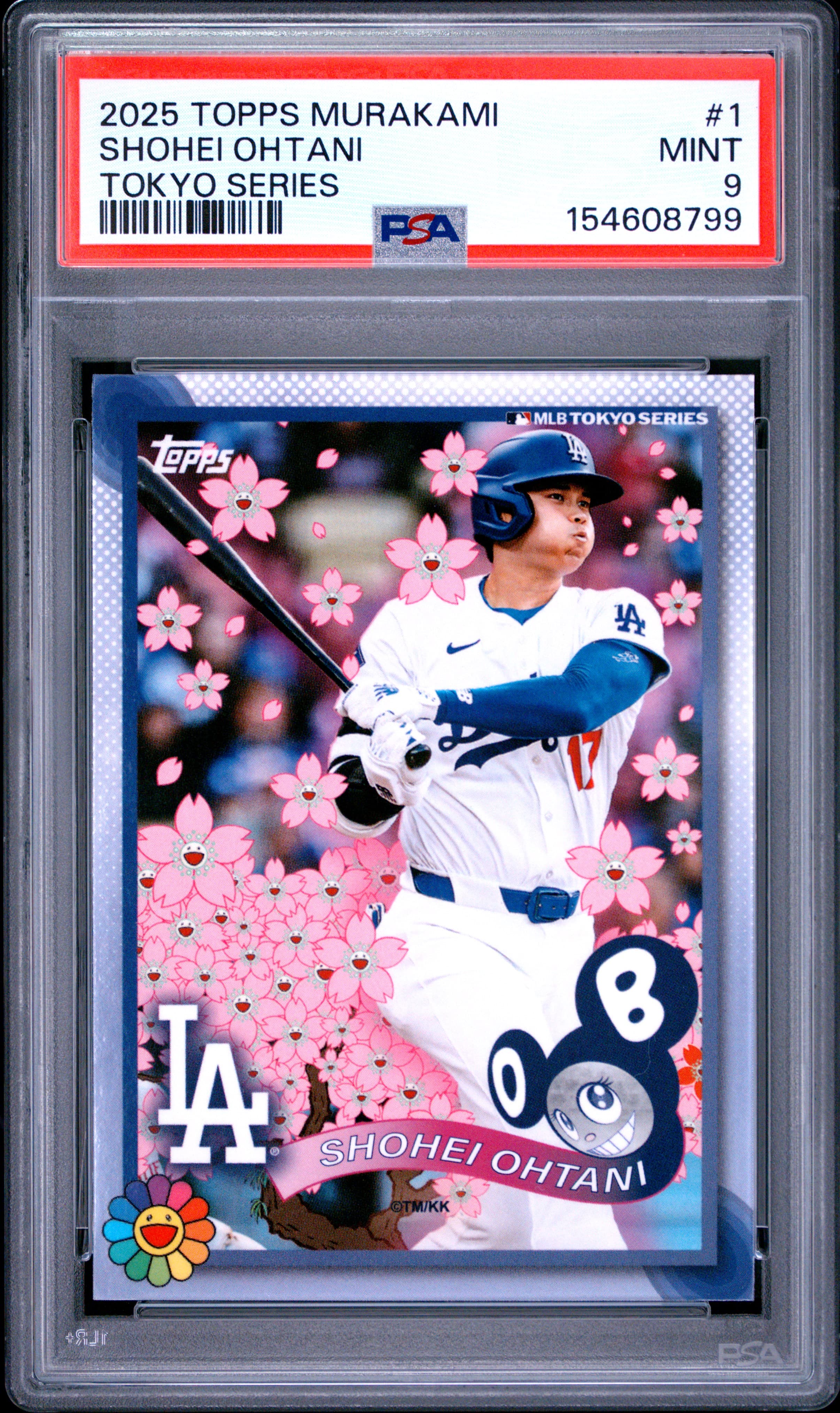 2025 TOPPS TAKASHI MURAKAMI + MLB WORLD TOUR TOKYO SERIES SHOHEI OHTANI #1 MINT 9 154608799