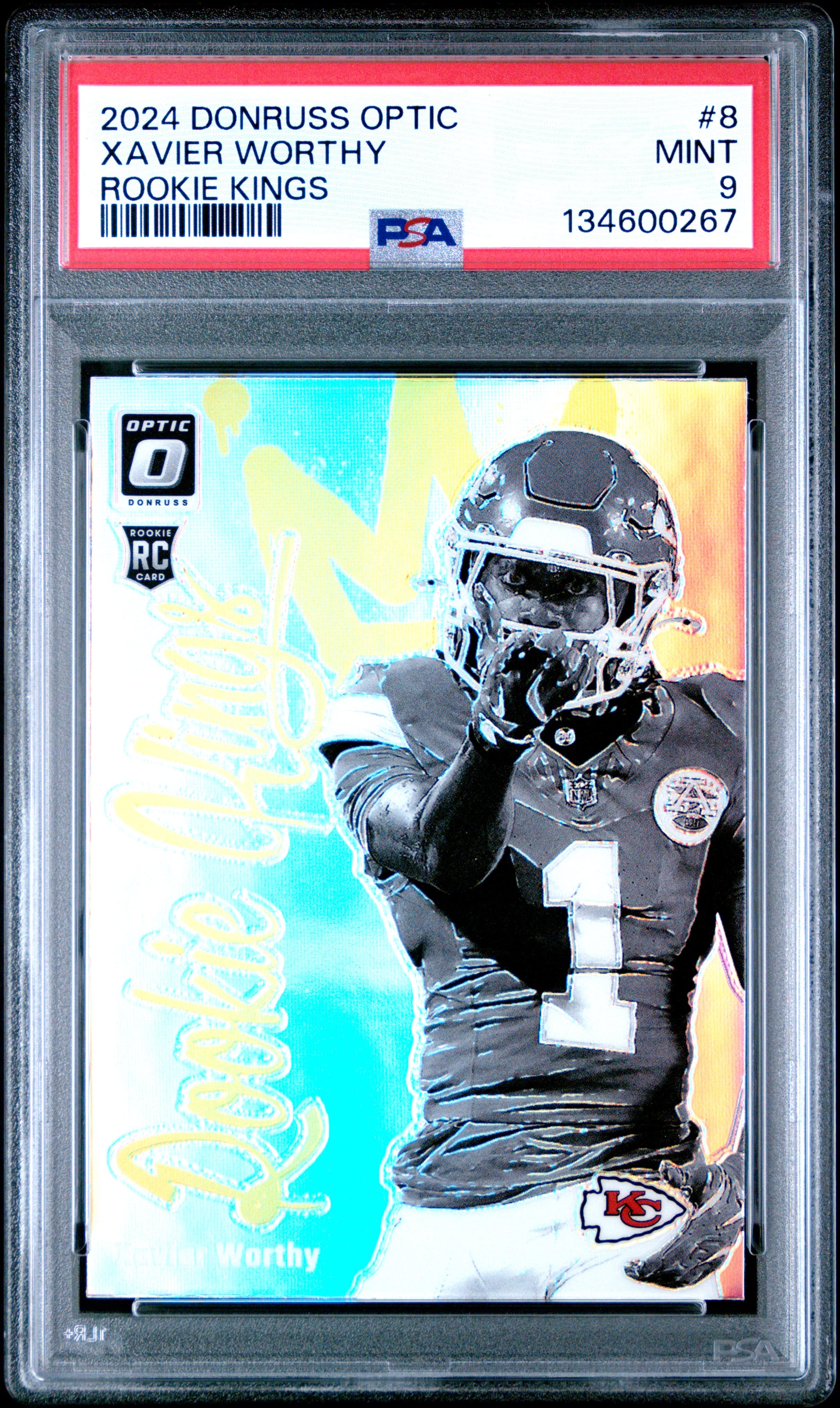 2024 PANINI DONRUSS OPTIC ROOKIE KINGS XAVIER WORTHY #8 MINT 9 134600267