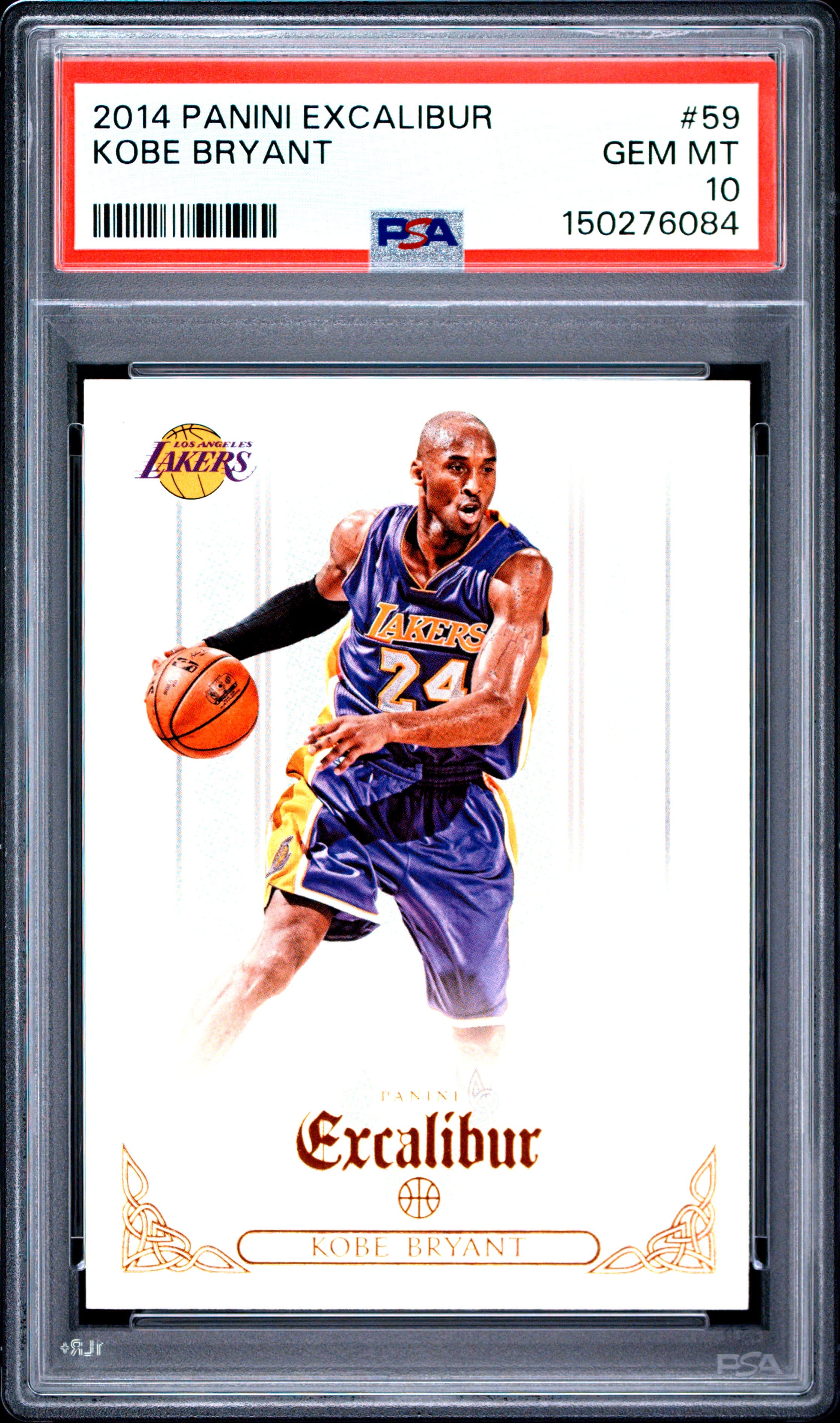 2014 PANINI EXCALIBUR KOBE BRYANT #59 GEM MT 10 150276084