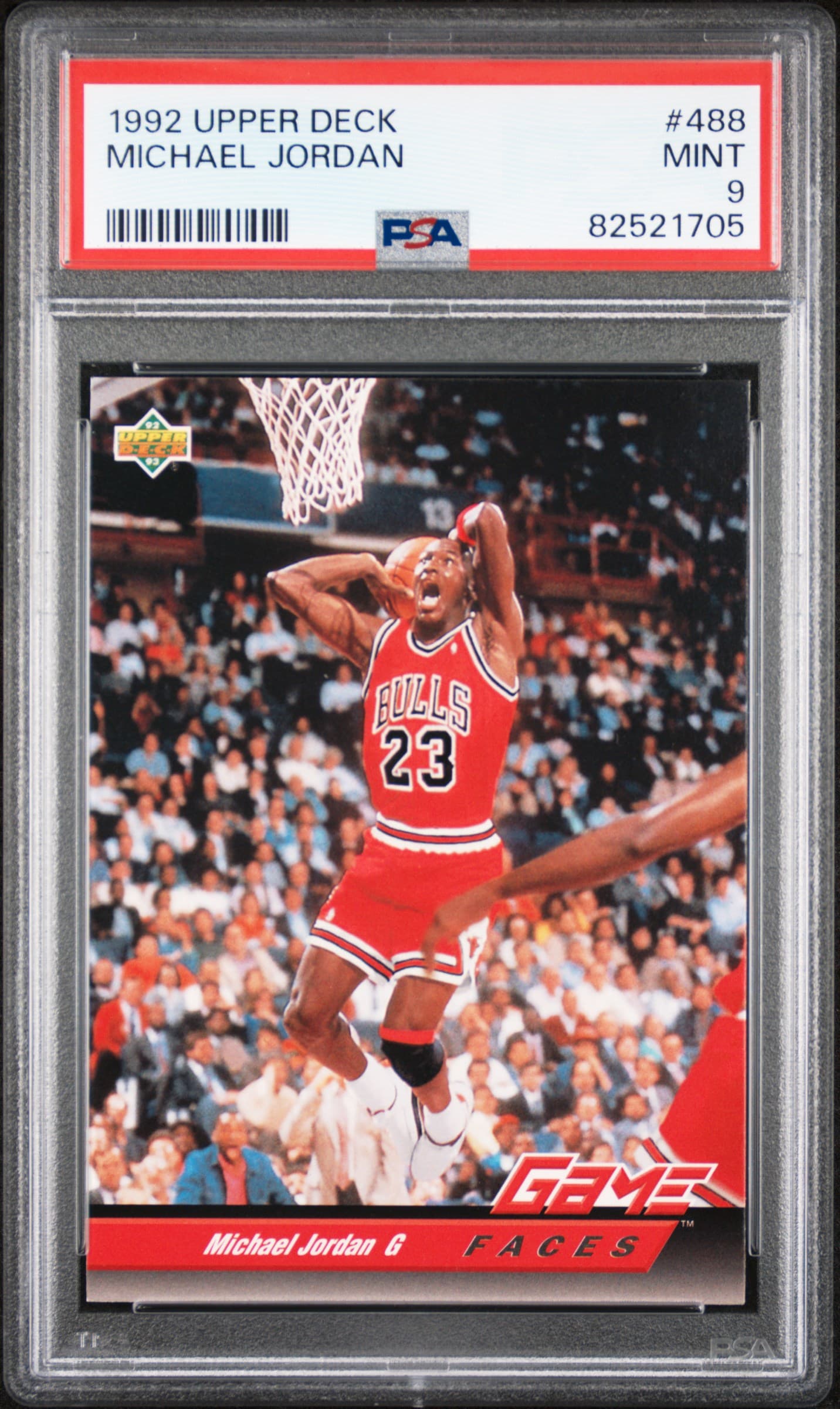1992 UPPER DECK MICHAEL JORDAN #488 MINT 9 82521705