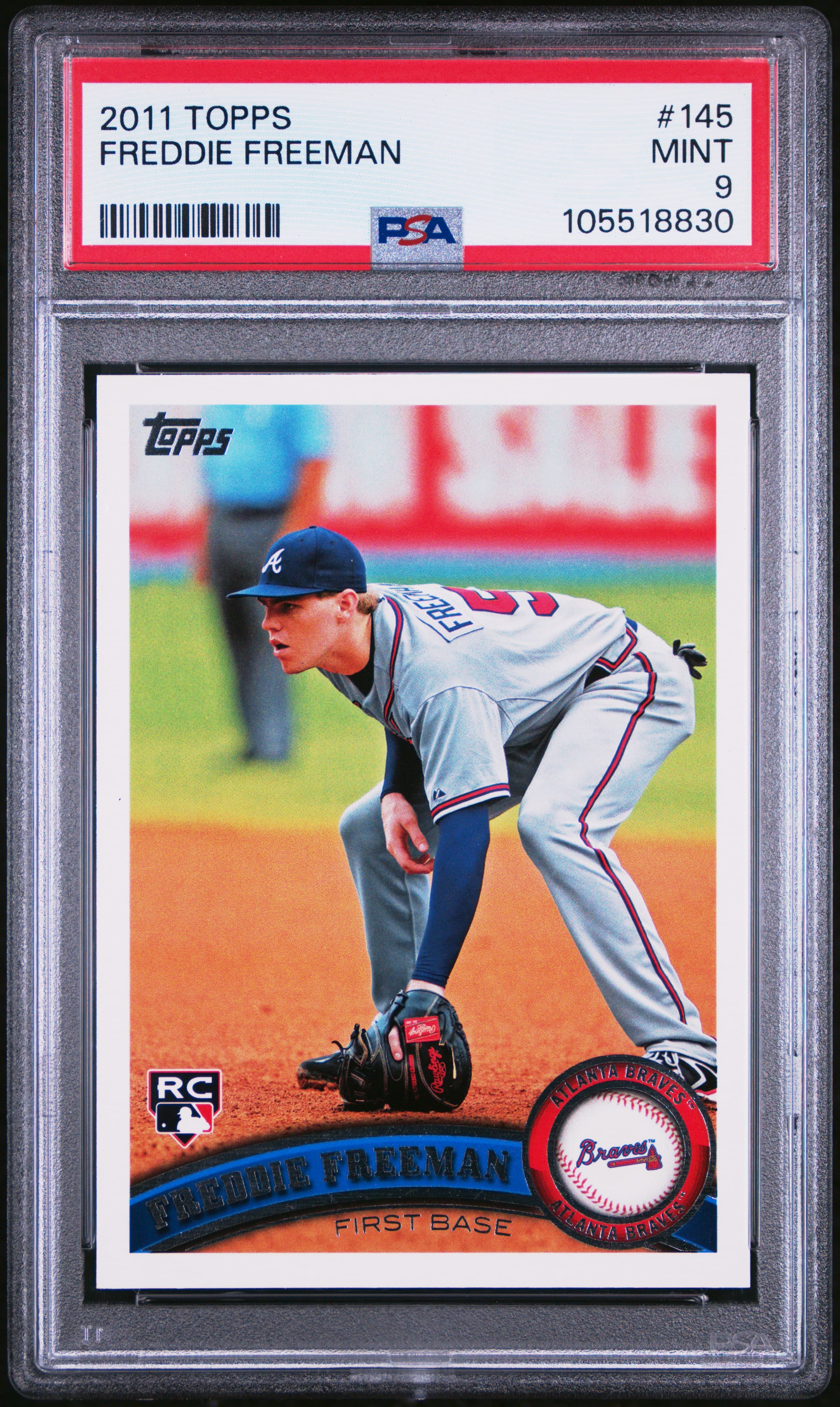 2011 TOPPS FREDDIE FREEMAN #145 MINT 9 105518830