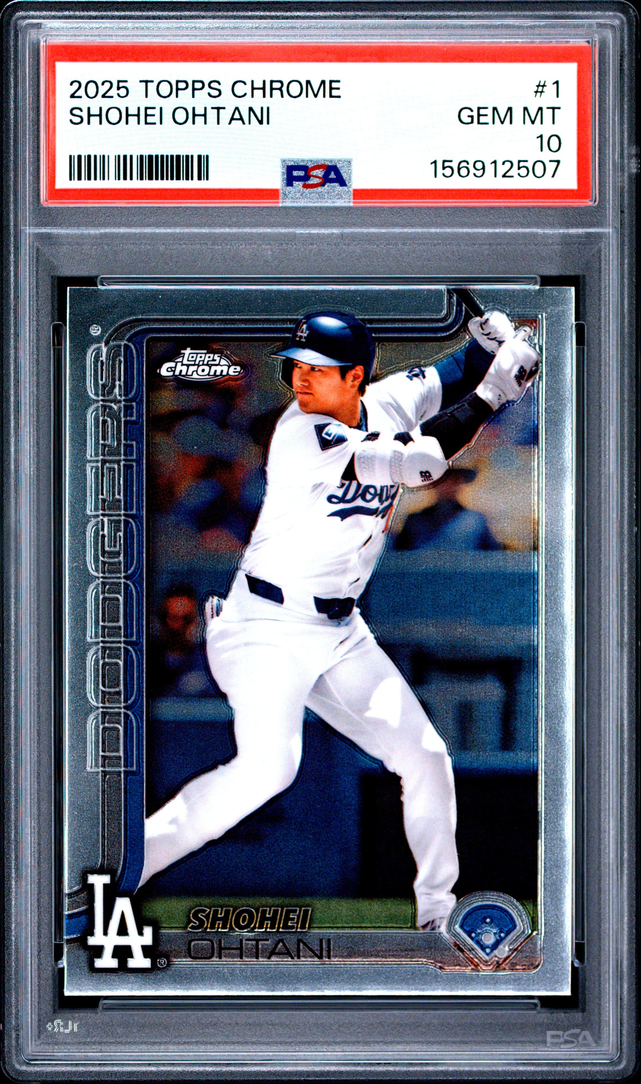 2025 TOPPS CHROME SHOHEI OHTANI #1 GEM MT 10 156912507