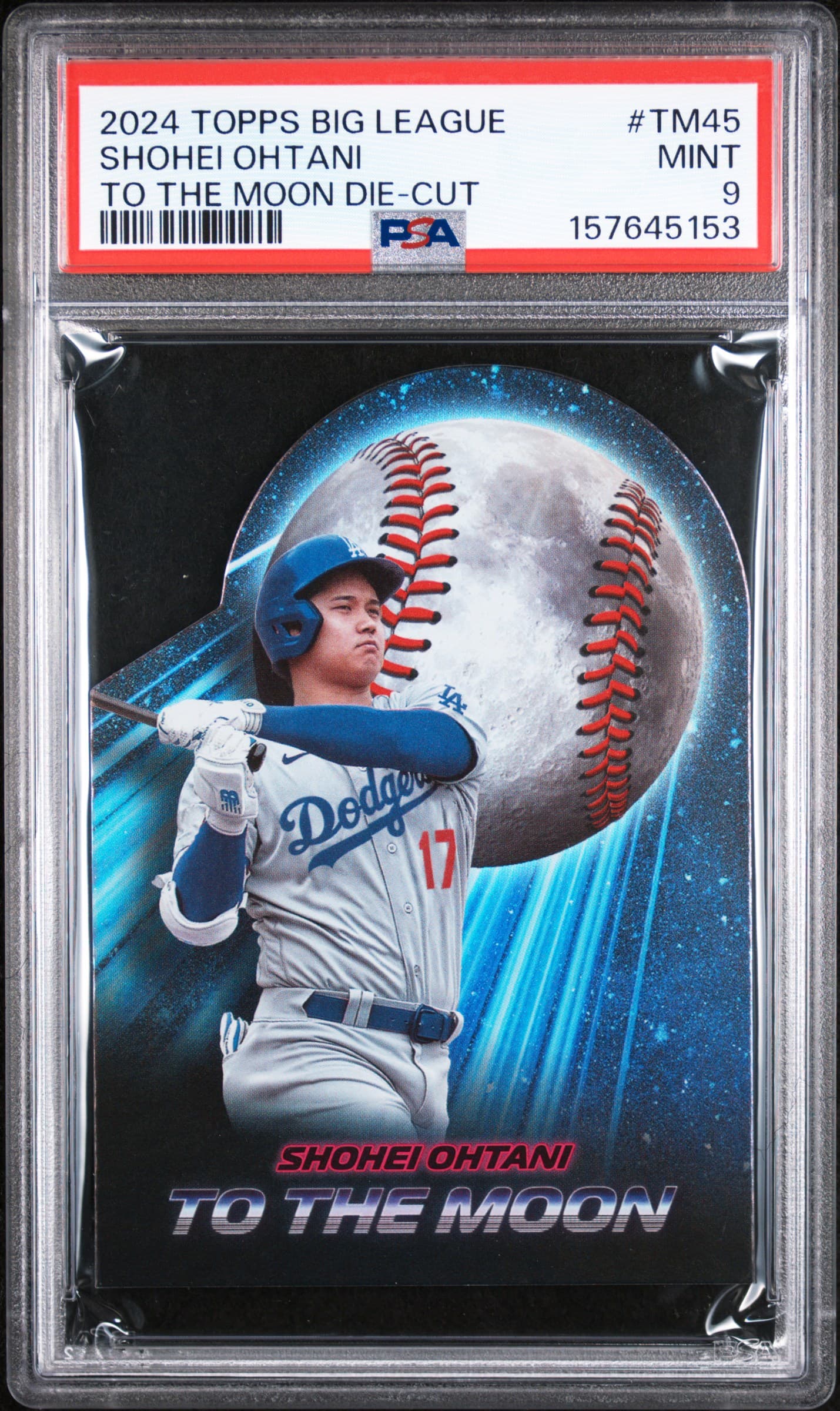 2024 TOPPS BIG LEAGUE TO THE MOON DIE-CUTS SHOHEI OHTANI #TM45 MINT 9 157645153