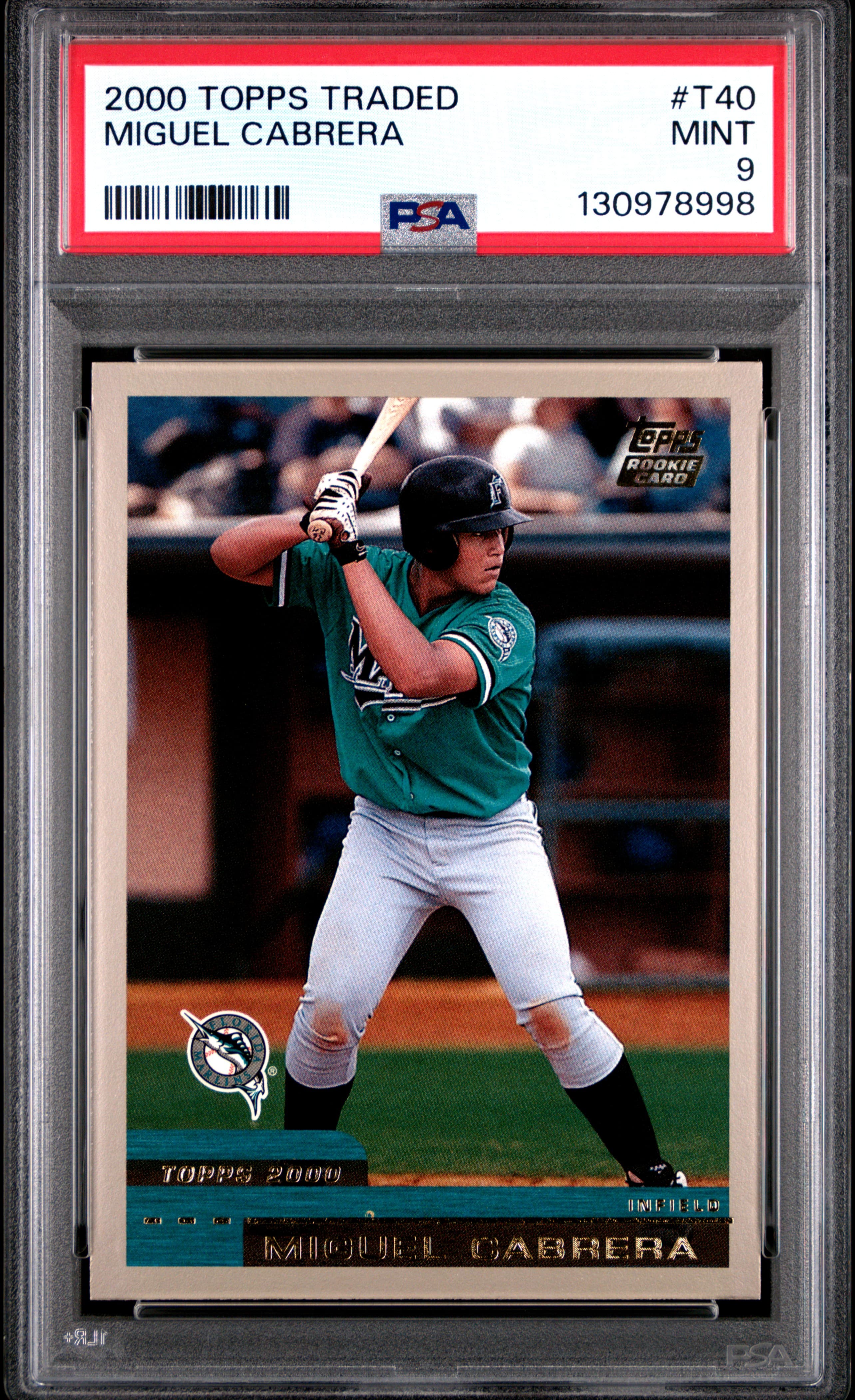 2000 TOPPS TRADED MIGUEL CABRERA #T40 MINT 9 130978998