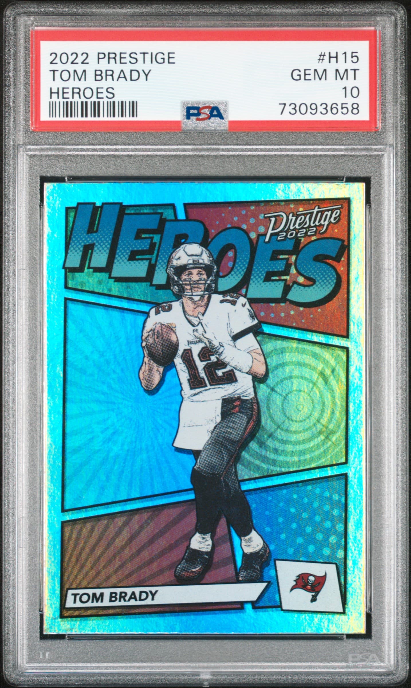 2022 PANINI PRESTIGE HEROES TOM BRADY #H15 HEROES GEM MT 10 73093658