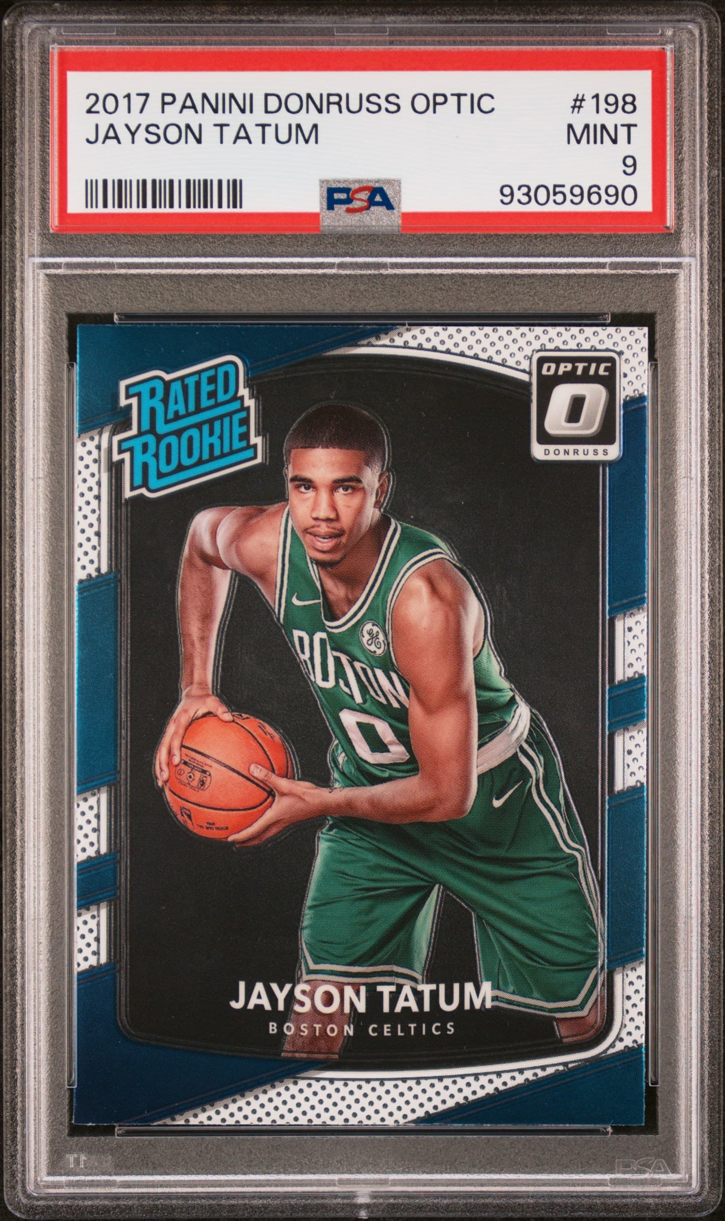 2017 PANINI DONRUSS OPTIC JAYSON TATUM #198 MINT 9 93059690