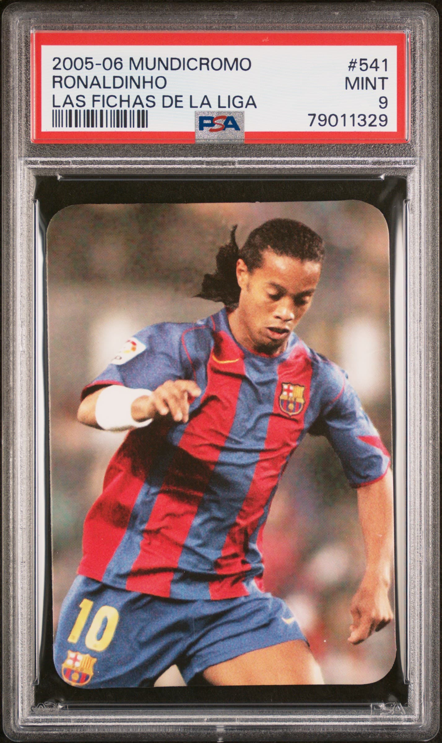 2005 MUNDICROMO LAS FICHAS DE LA LIGA RONALDINHO #541 LAS FICHAS DE LA LIGA MINT 9 79011329