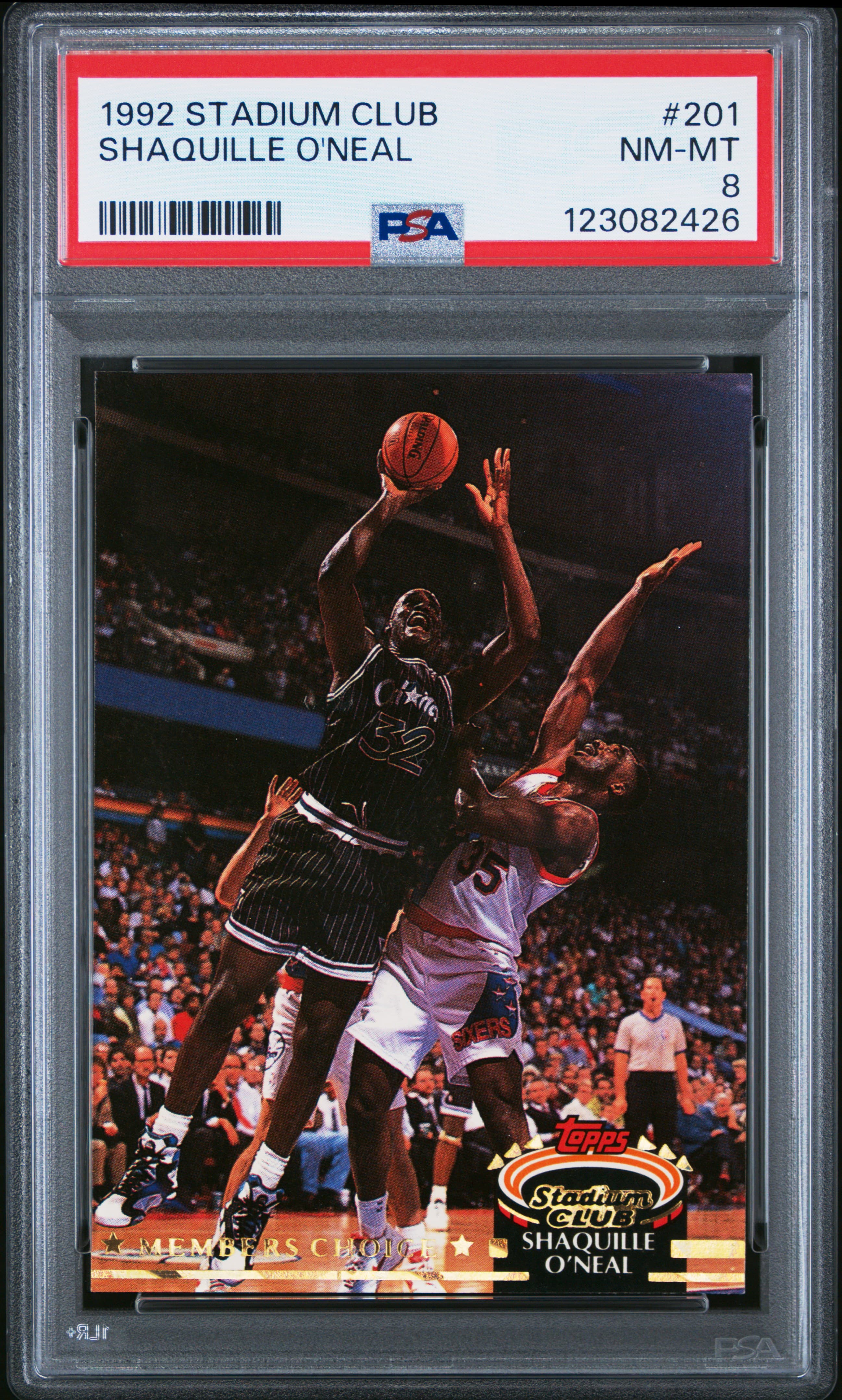1992 STADIUM CLUB SHAQUILLE O'NEAL #201 NM-MT 8 123082426
