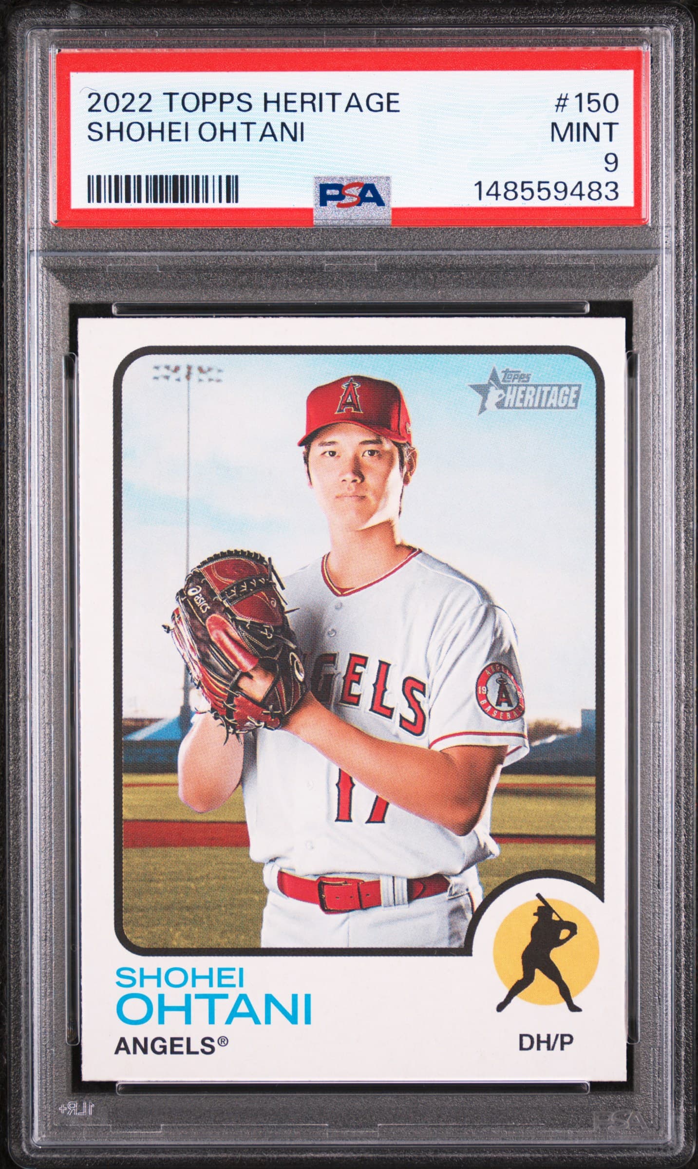 2022 TOPPS HERITAGE SHOHEI OHTANI #150 MINT 9 148559483
