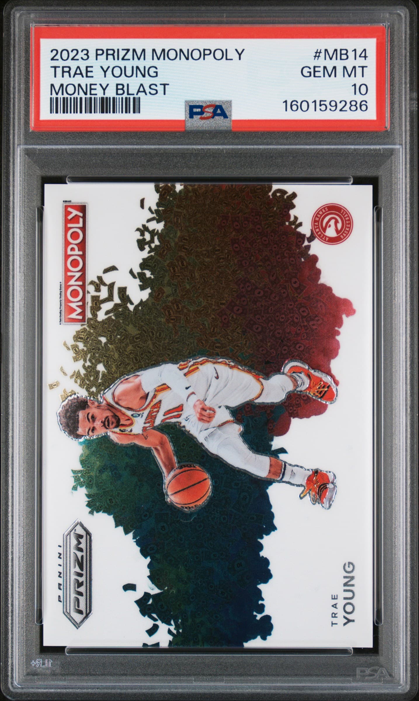 2023 PANINI PRIZM MONOPOLY MONEY BLAST TRAE YOUNG #MB14 GEM MT 10 160159286