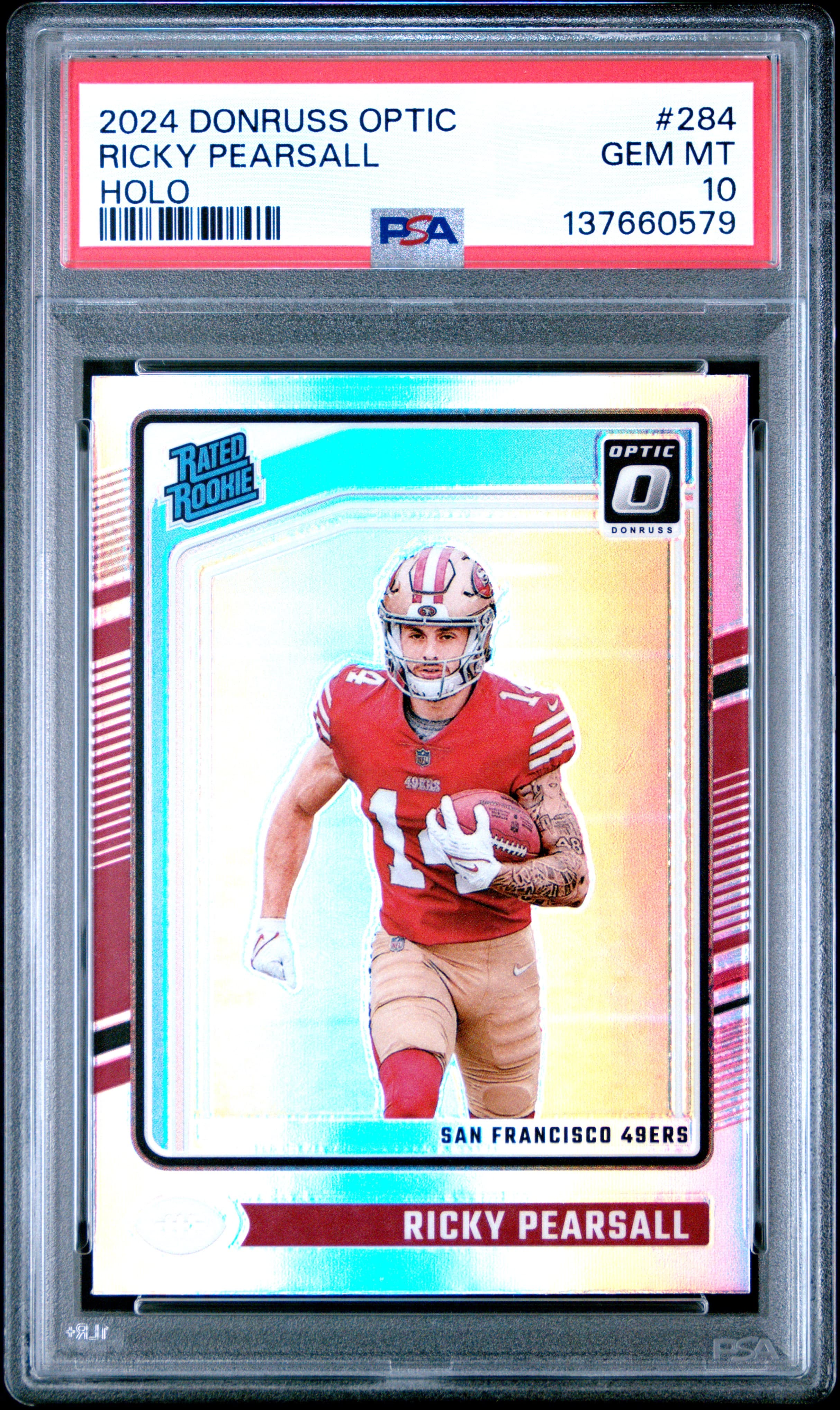 2024 PANINI DONRUSS OPTIC RICKY PEARSALL #284 HOLO GEM MT 10 137660579