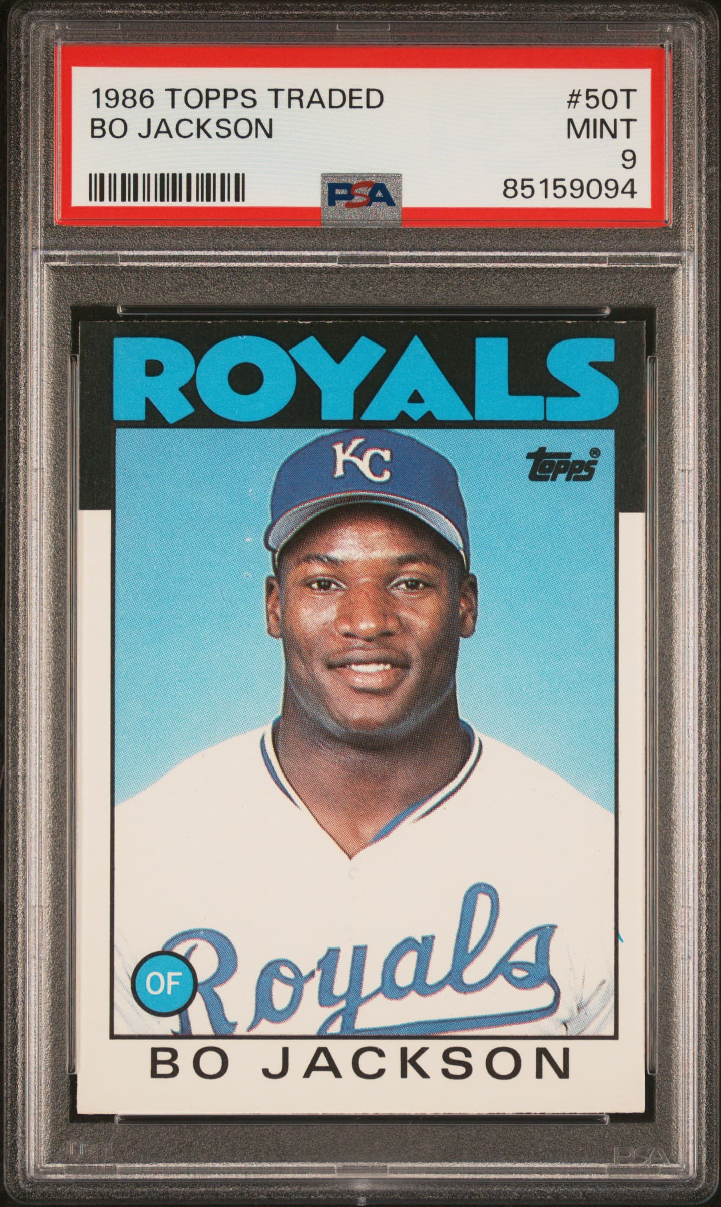 1986 TOPPS TRADED BO JACKSON #50T MINT 9 85159094