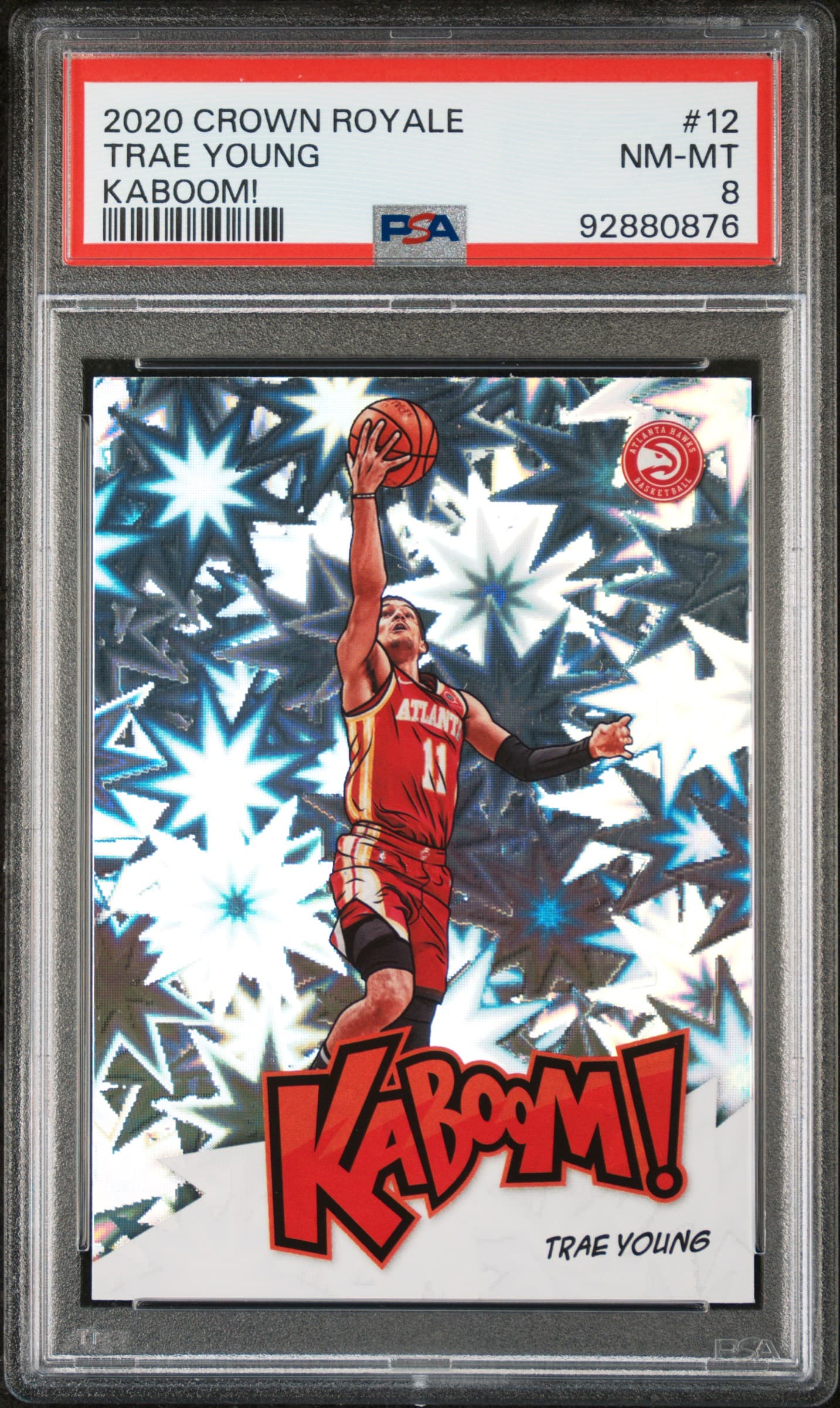 2020 PANINI CROWN ROYALE KABOOM! TRAE YOUNG #12 KABOOM! NM-MT 8 92880876