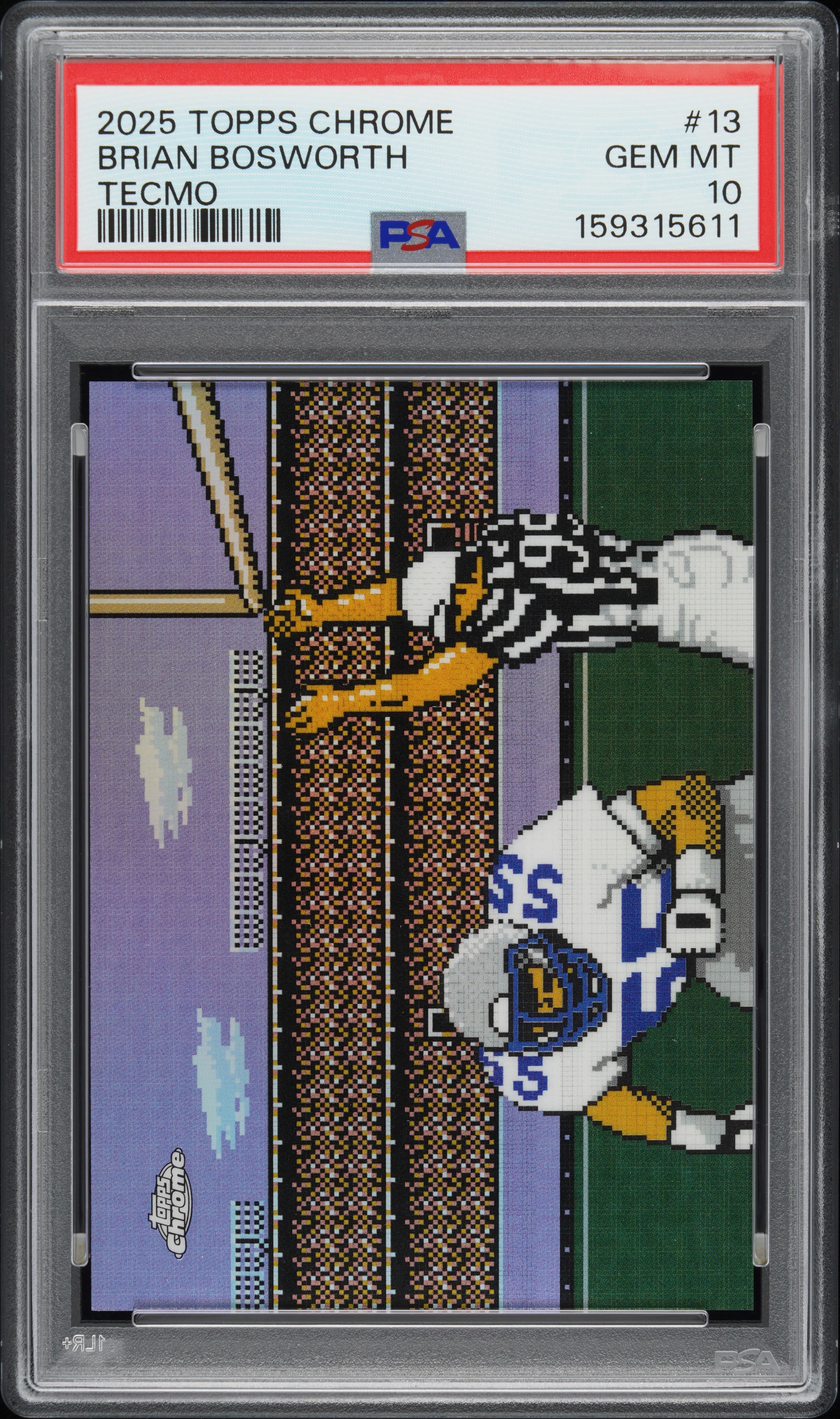 2025 TOPPS CHROME TECMO BRIAN BOSWORTH #13 GEM MT 10 159315611