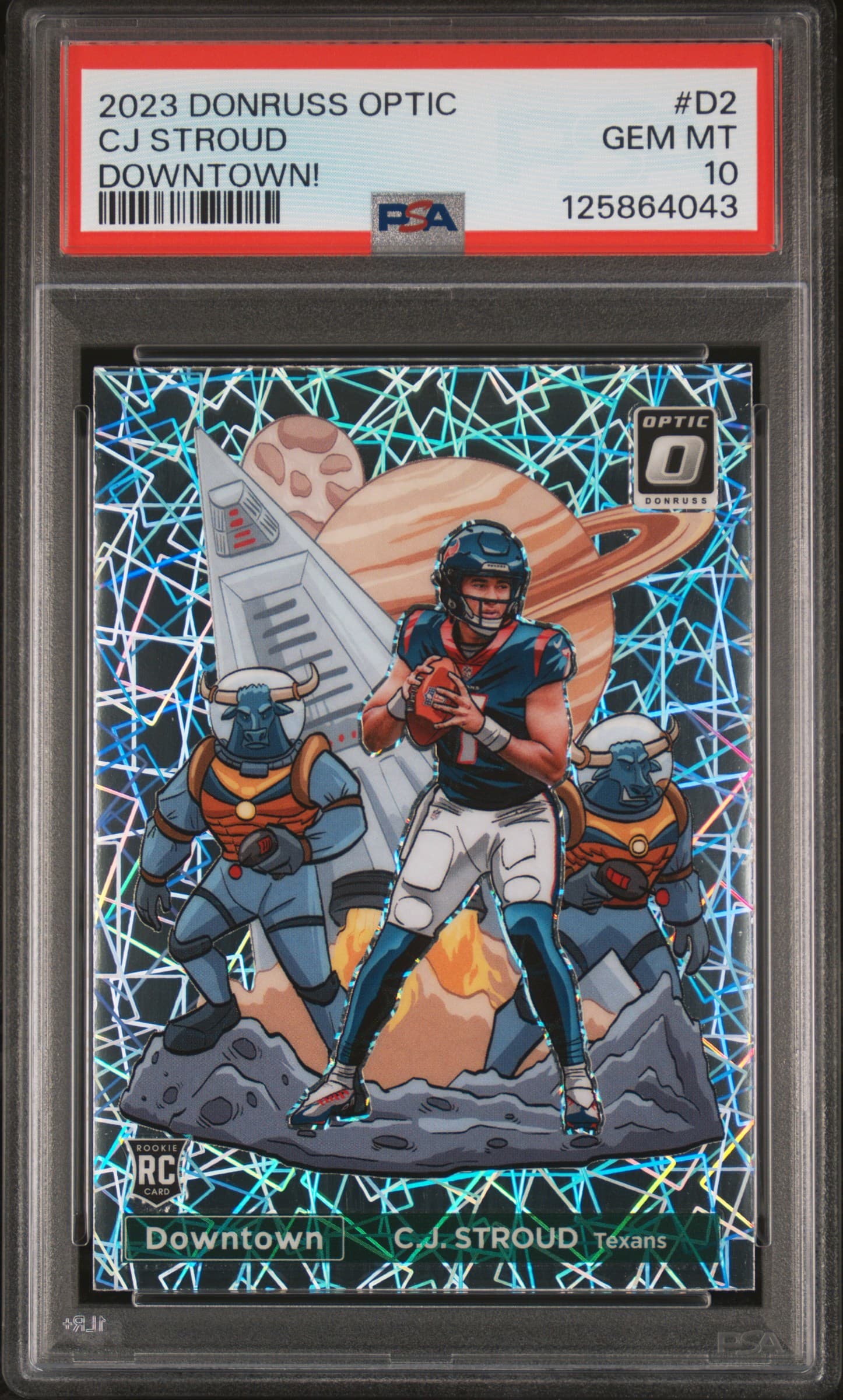 2023 PANINI DONRUSS OPTIC DOWNTOWN! CJ STROUD #D2 DOWNTOWN! GEM MT 10 125864043