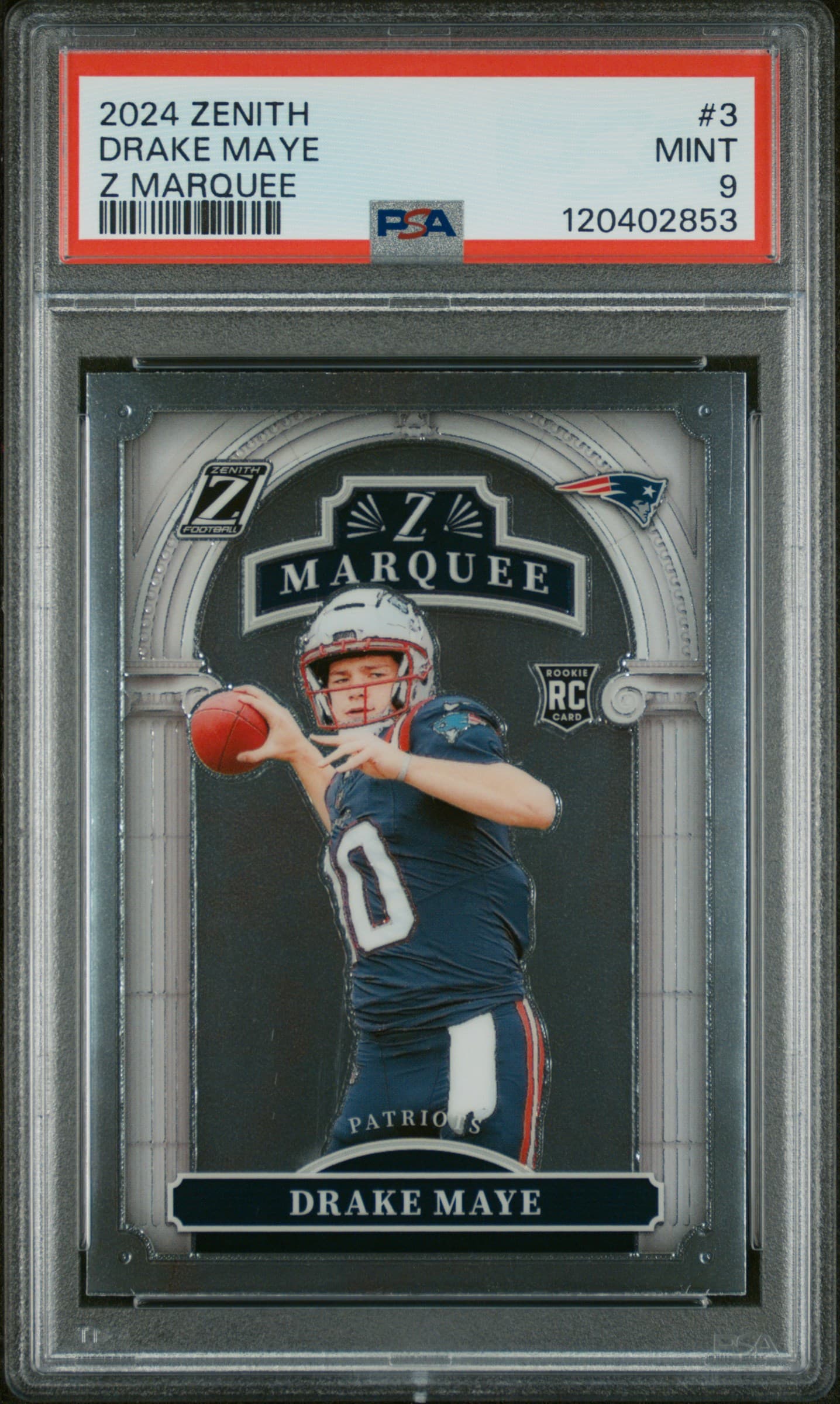 2024 PANINI ZENITH Z MARQUEE DRAKE MAYE #3 MINT 9 120402853