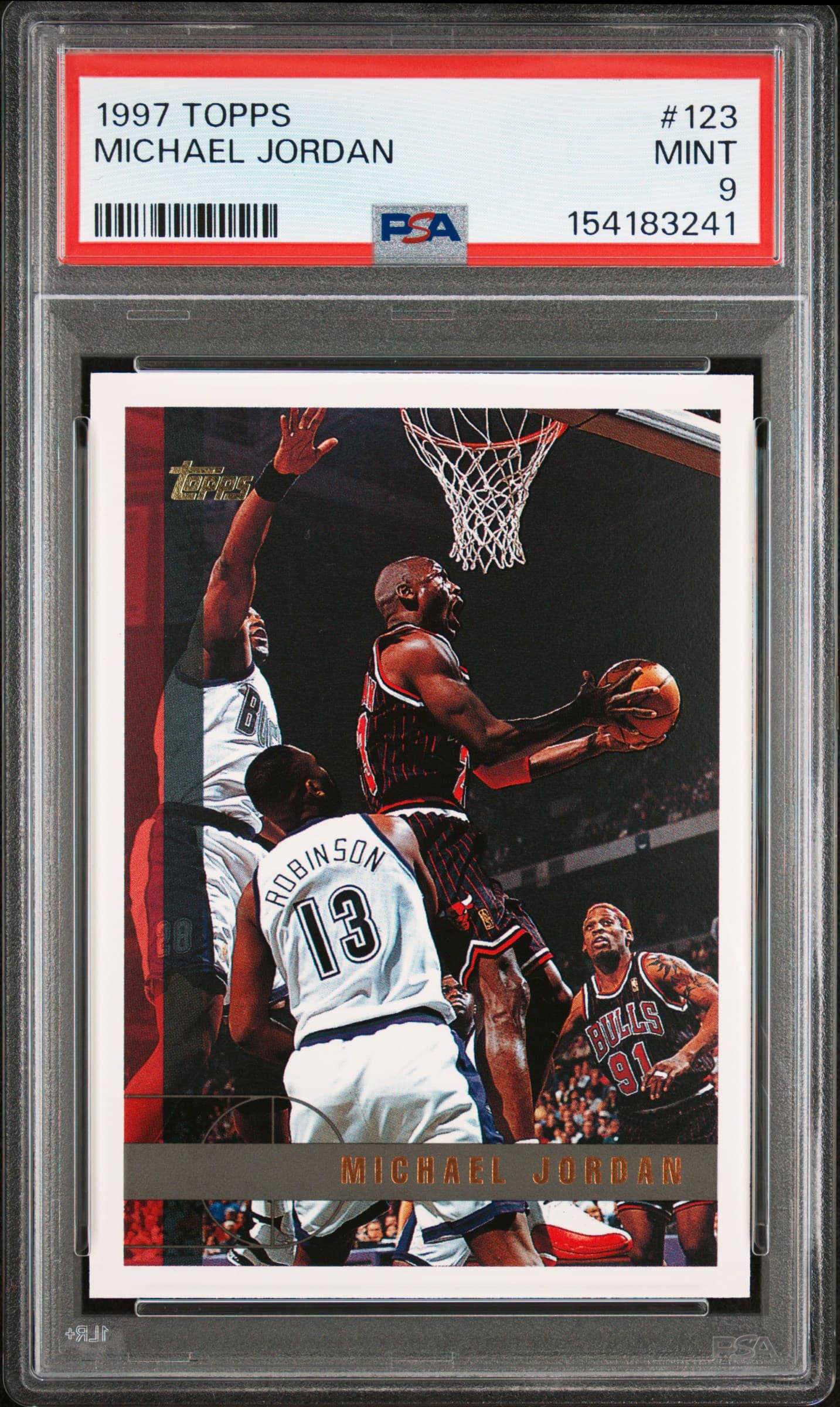 1997 TOPPS MICHAEL JORDAN #123 MINT 9 154183241