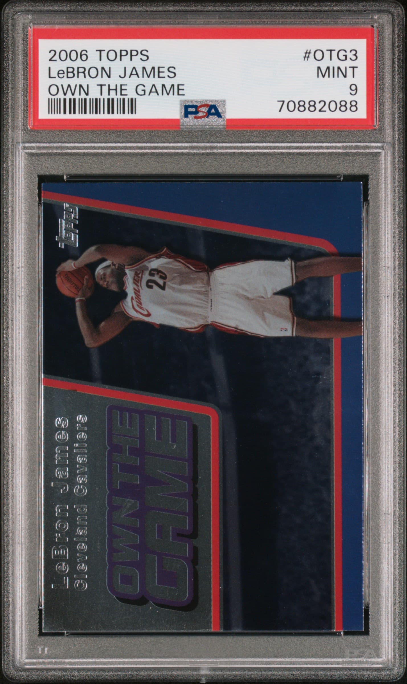 2006 TOPPS OWN THE GAME LeBRON JAMES #OTG3 OWN THE GAME MINT 9 70882088