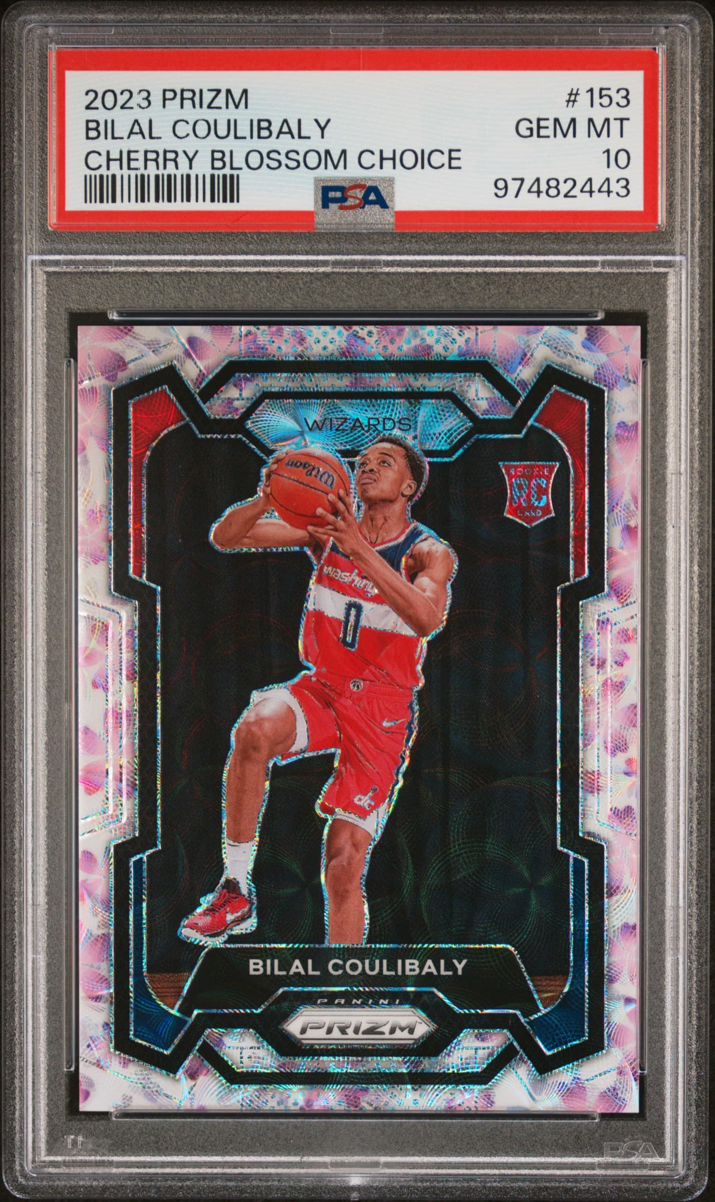 2023 PANINI PRIZM BILAL COULIBALY #153 CHERRY BLOSSOM CHOICE GEM MT 10 97482443