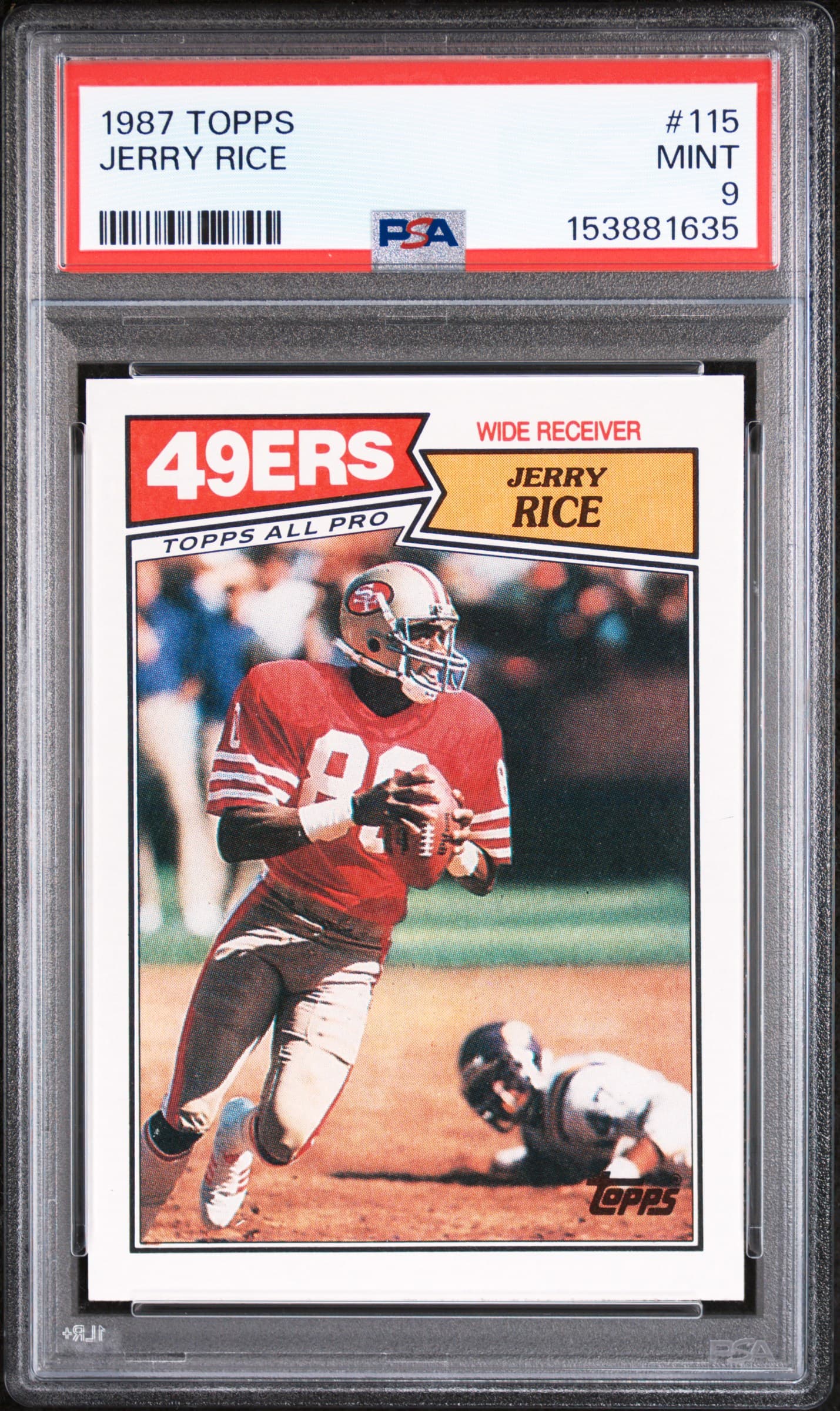 1987 TOPPS JERRY RICE #115 MINT 9 153881635